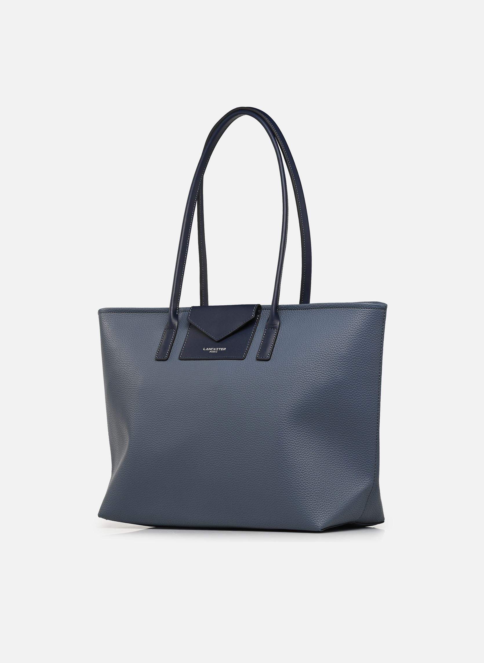 Grote winkelzak Sac cabas épaule Zippé Maya Double KBA dames blauw Lancaster Grote winkelzak Sac cabas épaule Zippé Maya Double KBA dames blauw BLEU GIVRÉ