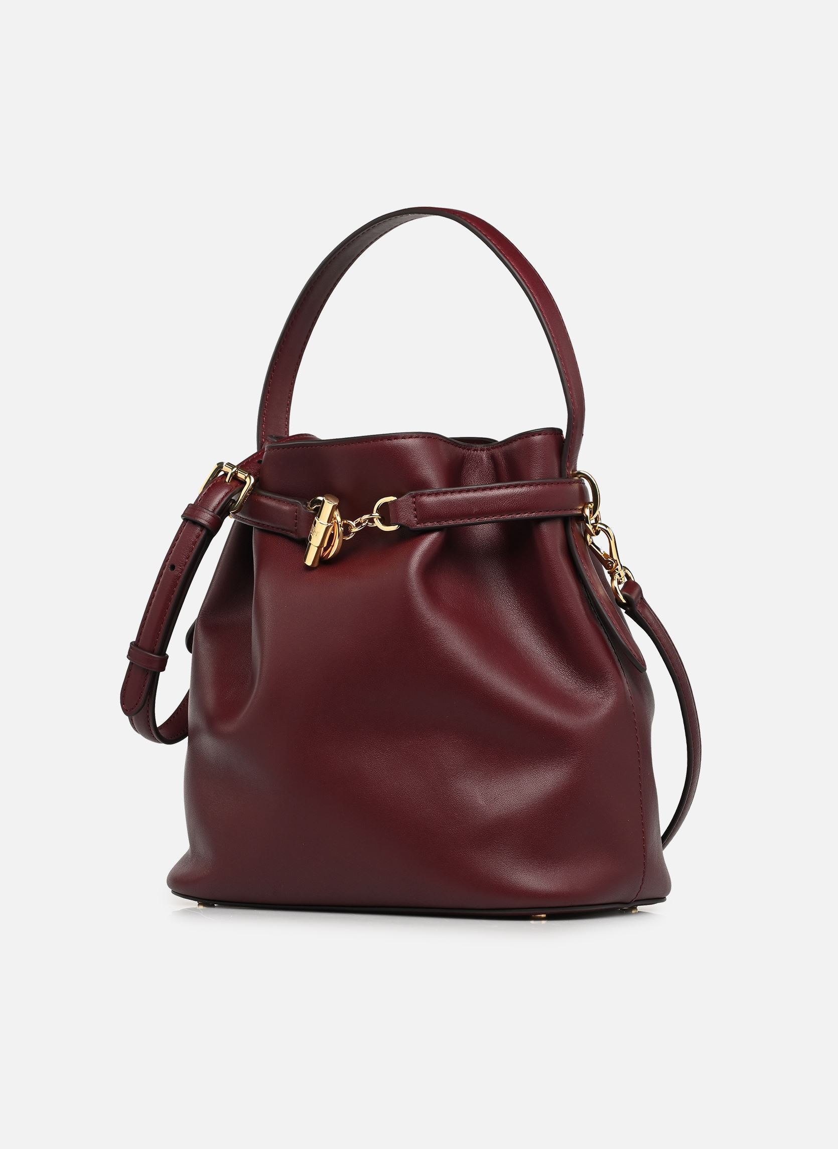Handtassen Blke Md Bckt-Bucket Bag-Medium dames bordeaux Lauren Ralph Lauren Handtassen Blke Md Bckt-Bucket Bag-Medium dames bordeaux DARK GARNET