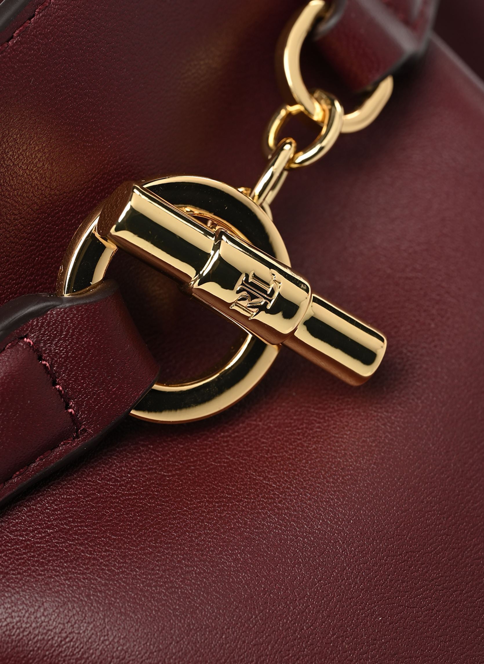 Handtassen Blke Md Bckt-Bucket Bag-Medium dames bordeaux Lauren Ralph Lauren Handtassen Blke Md Bckt-Bucket Bag-Medium dames bordeaux DARK GARNET
