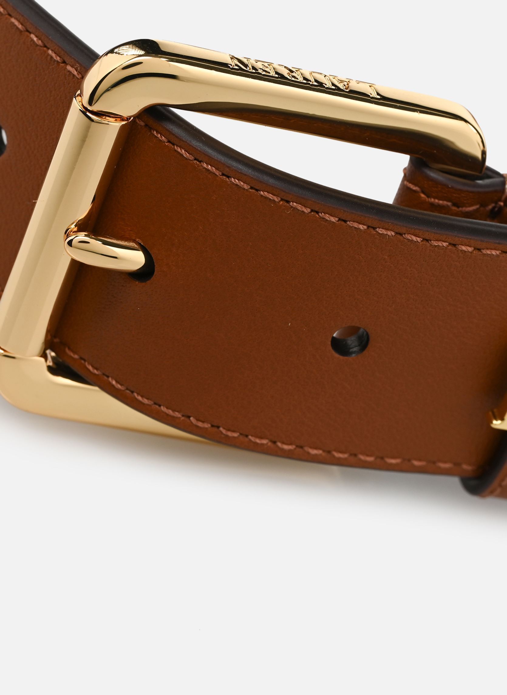 Riemen Logo Keeper-Belt-Medium N dames bruin Lauren Ralph Lauren Riemen Logo Keeper-Belt-Medium N dames bruin LAUREN TAN
