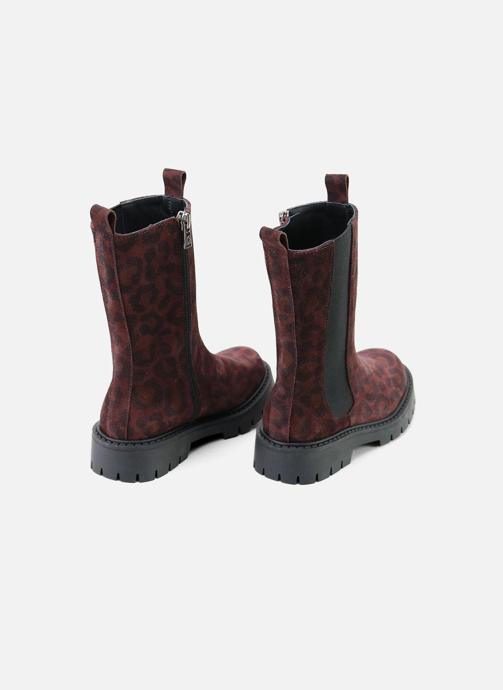 Bottes Vintage 1982 - Marque ATTILIO CURIONE / MINELLI - Cuir Bordeaux - Taille 38 IT - Talon Haut 7 Cm