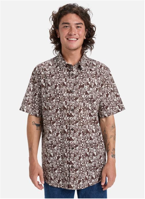 Quiksilver Chemises Apero Classic homme marron