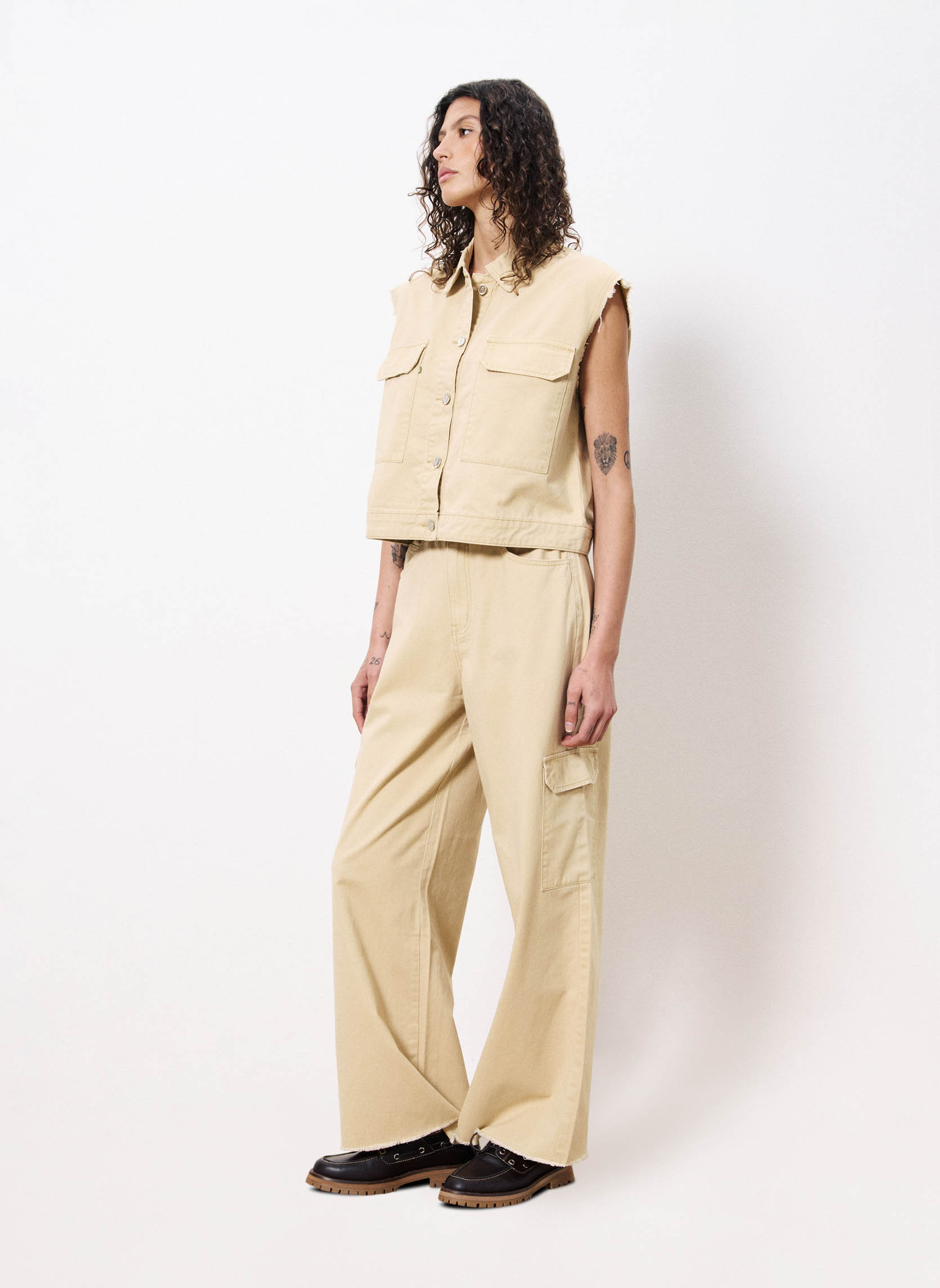Vestes NAHED femme beige FRNCH Vestes NAHED femme beige Beige