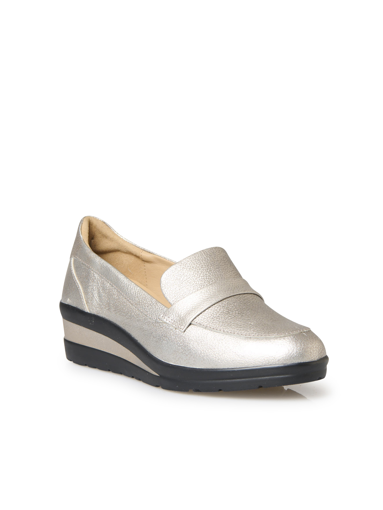 Mocassins MOCASSINS femme or et bronze Pediconfort Mocassins MOCASSINS femme or et bronze Or