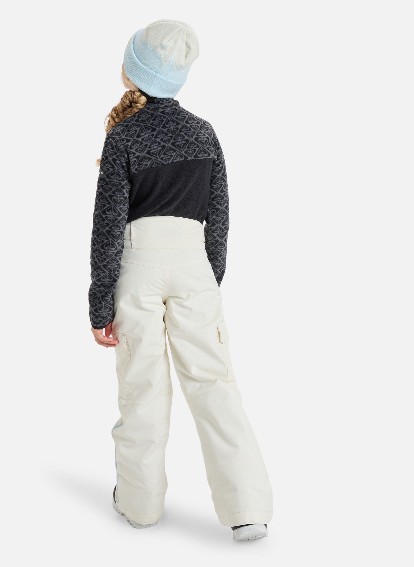 Pantalons Banky Ice Girl fille blanc Roxy Pantalons Banky Ice Girl fille blanc Blanc