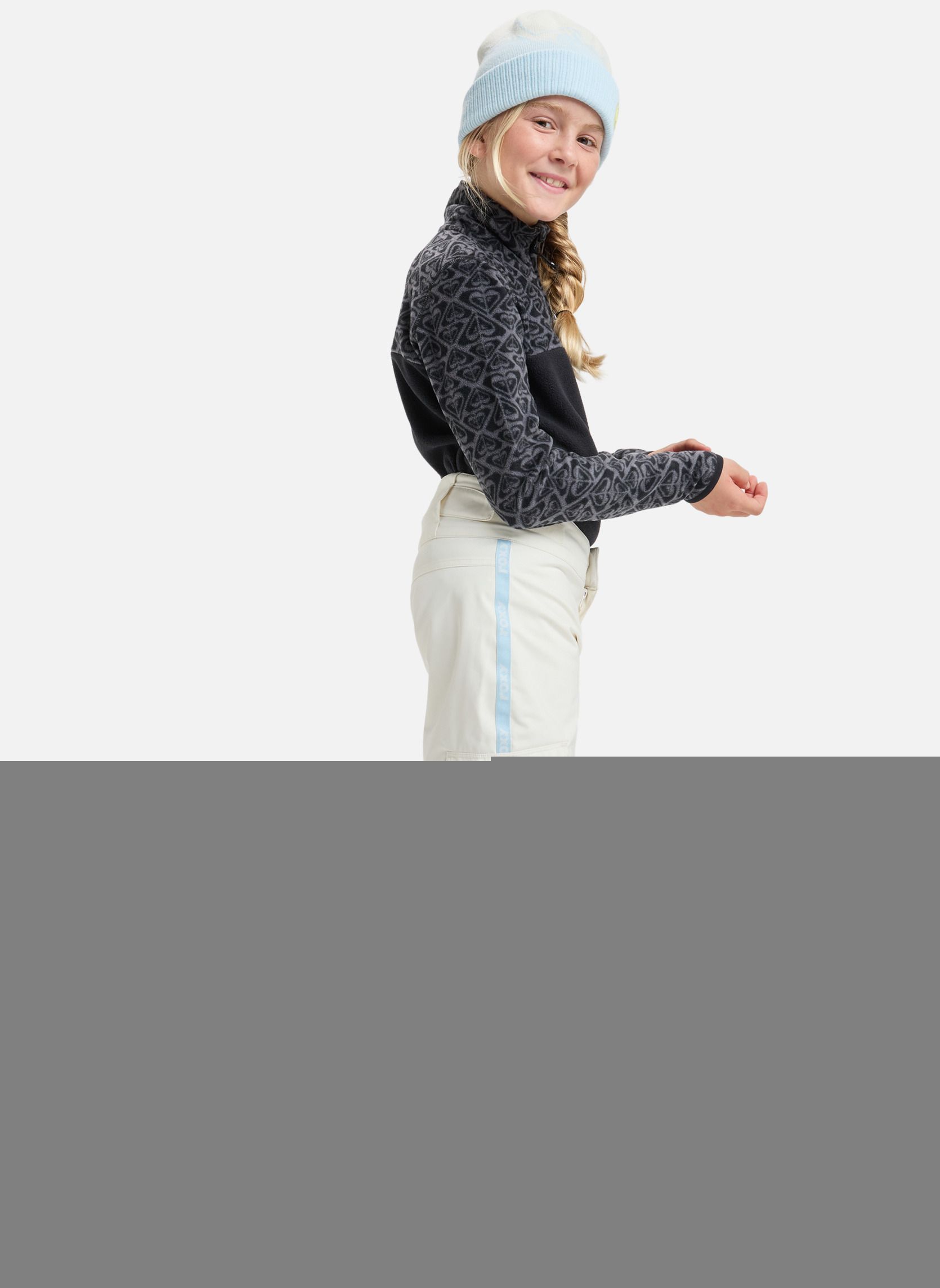 Pantalons Banky Ice Girl fille blanc Roxy Pantalons Banky Ice Girl fille blanc Blanc