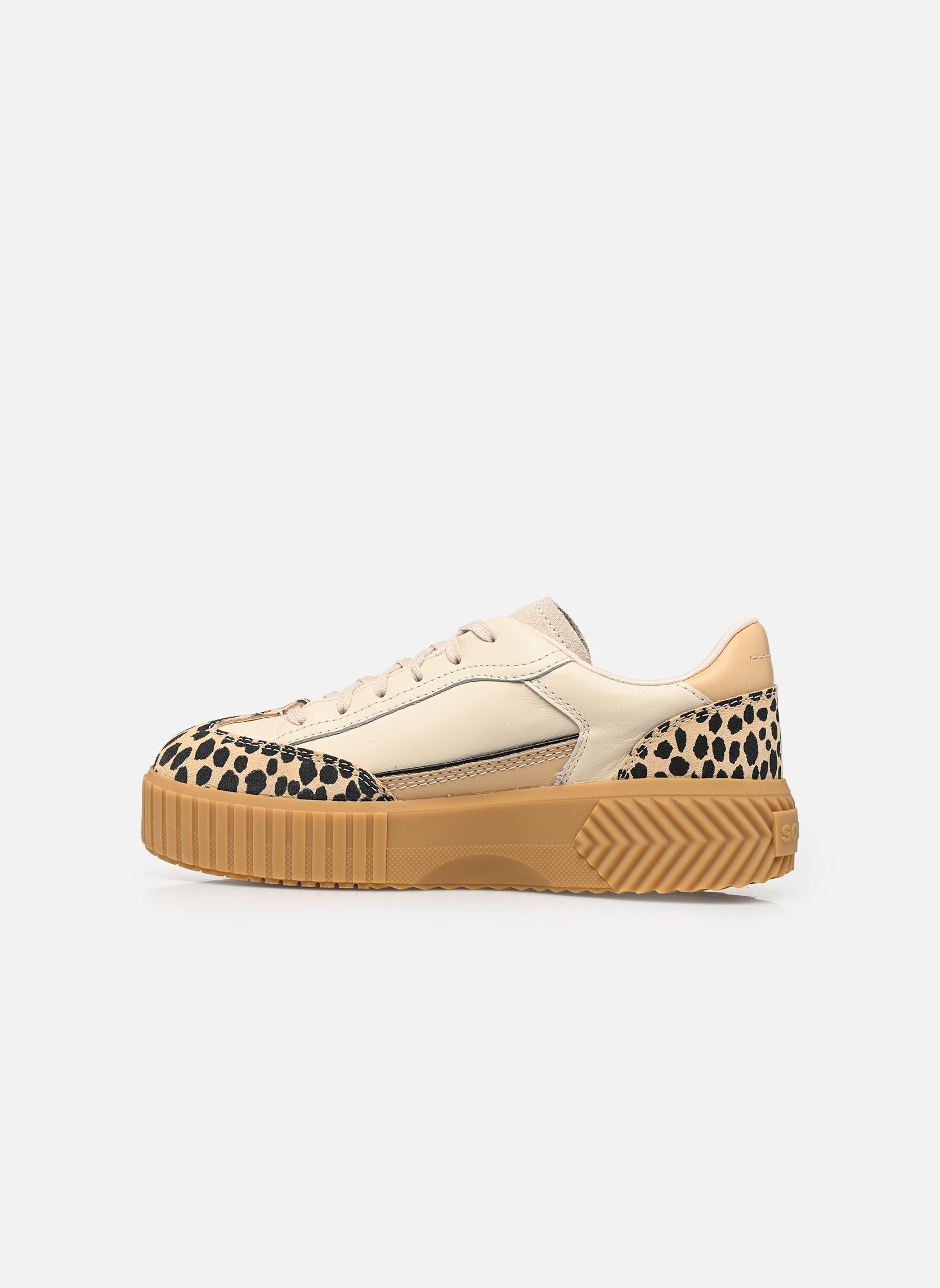 Baskets ONA AVE T-TOE femme beige Sorel Baskets ONA AVE T-TOE femme beige Chalk, Gum 16