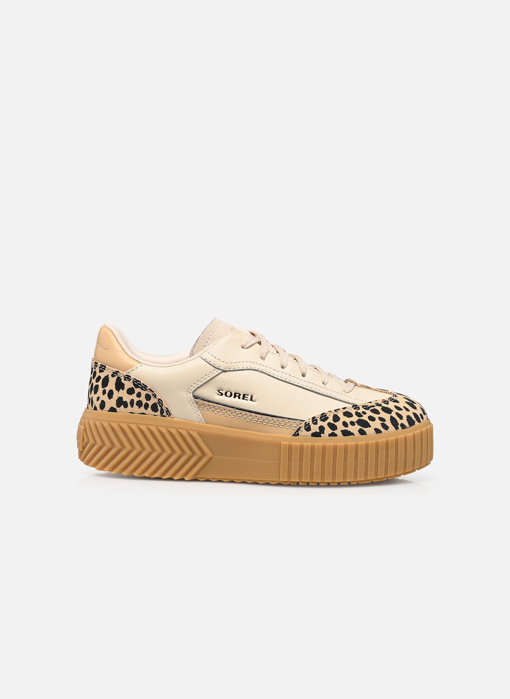 Baskets ONA AVE T-TOE femme beige Sorel Baskets ONA AVE T-TOE femme beige Chalk, Gum 16
