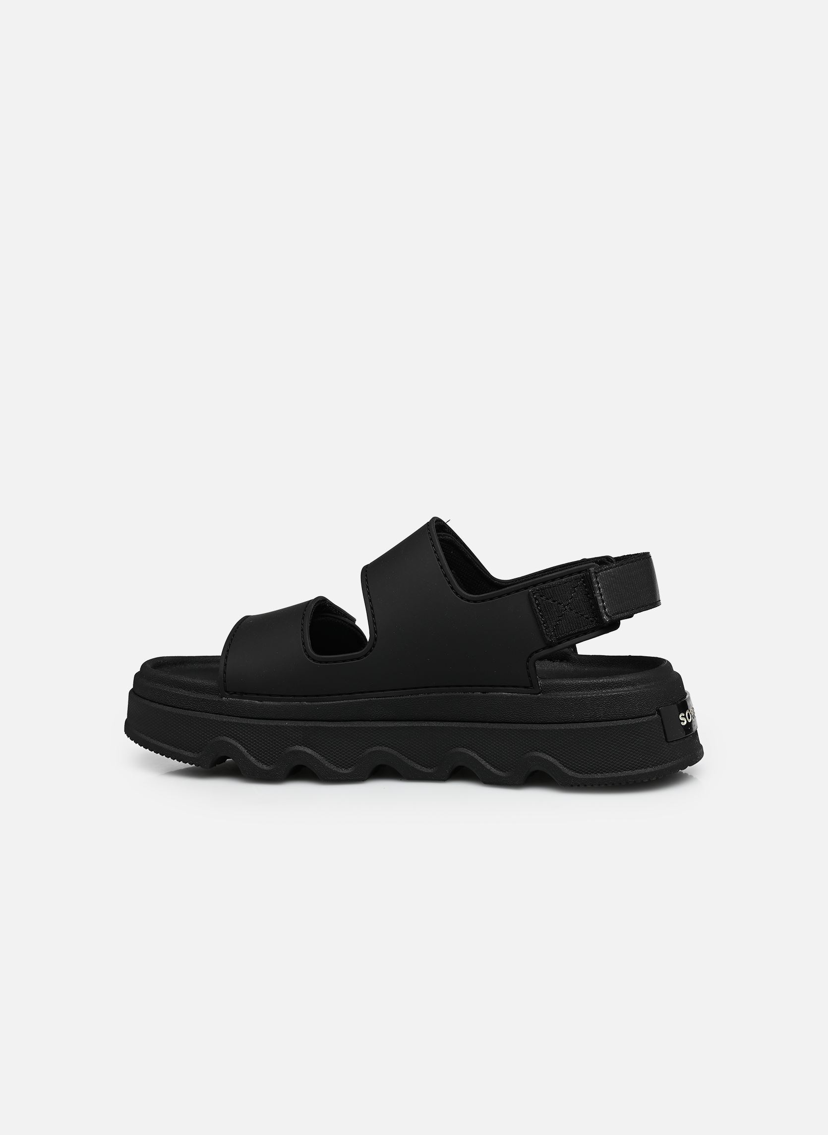 Sandales compensées et plateformes KINETIC SUNCHASE ANKLE STRAP femme noir Sorel Sandales compensées et plateformes KINETIC SUNCHASE ANKLE STRAP femme noir BLACK, SEA SALT