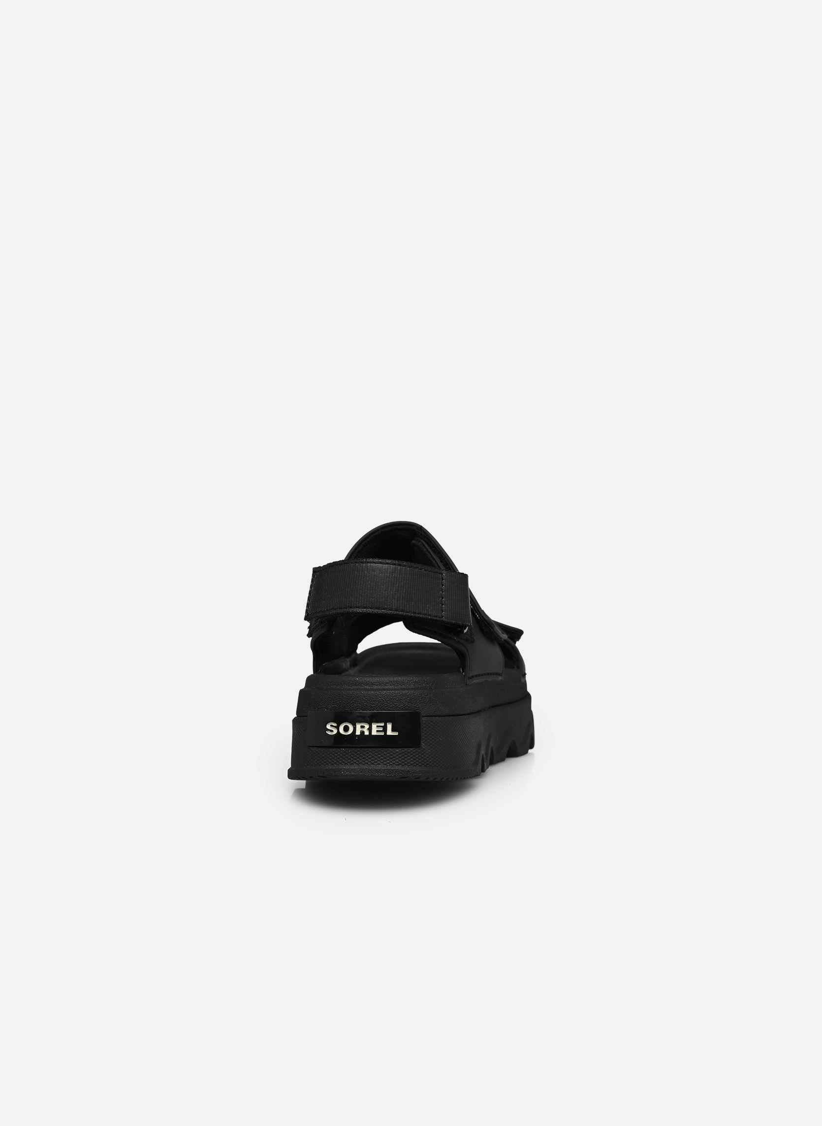 Sandales compensées et plateformes KINETIC SUNCHASE ANKLE STRAP femme noir Sorel Sandales compensées et plateformes KINETIC SUNCHASE ANKLE STRAP femme noir BLACK, SEA SALT