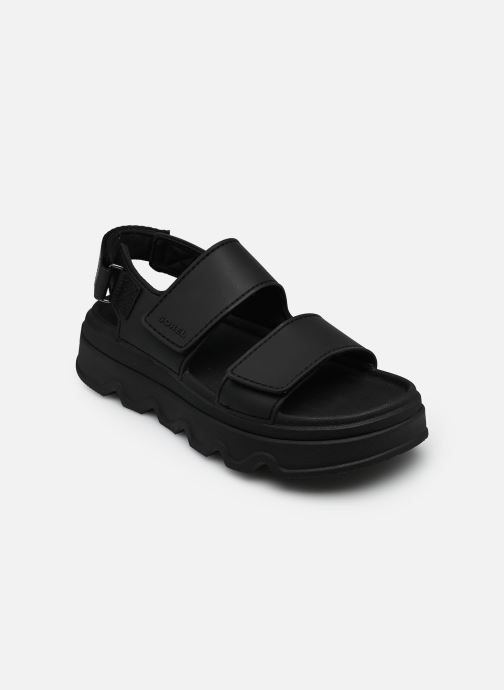 Sorel Keil- und Plateausandalen KINETIC SUNCHASE ANKLE STRAP damen schwarz