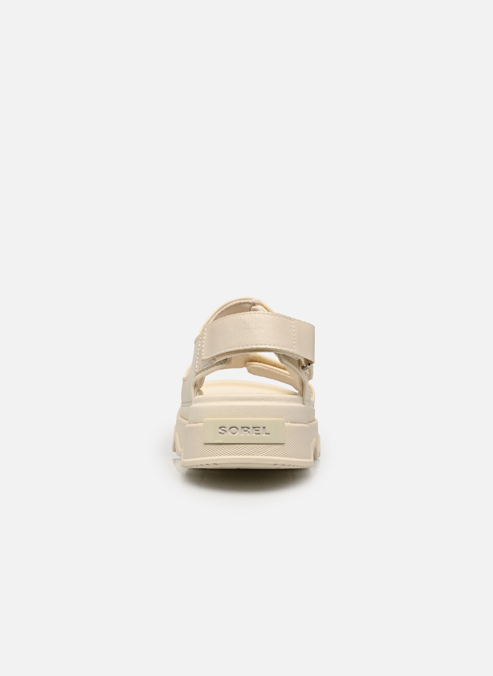Sandales compensées et plateformes KINETIC SUNCHASE ANKLE STRAP femme blanc Sorel Sandales compensées et plateformes KINETIC SUNCHASE ANKLE STRAP femme blanc CHALK, SEA SALT