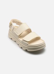 Sandales compensées et plateformes KINETIC SUNCHASE ANKLE STRAP femme blanc Sorel Sandales compensées et plateformes KINETIC SUNCHASE ANKLE STRAP femme blanc CHALK, SEA SALT