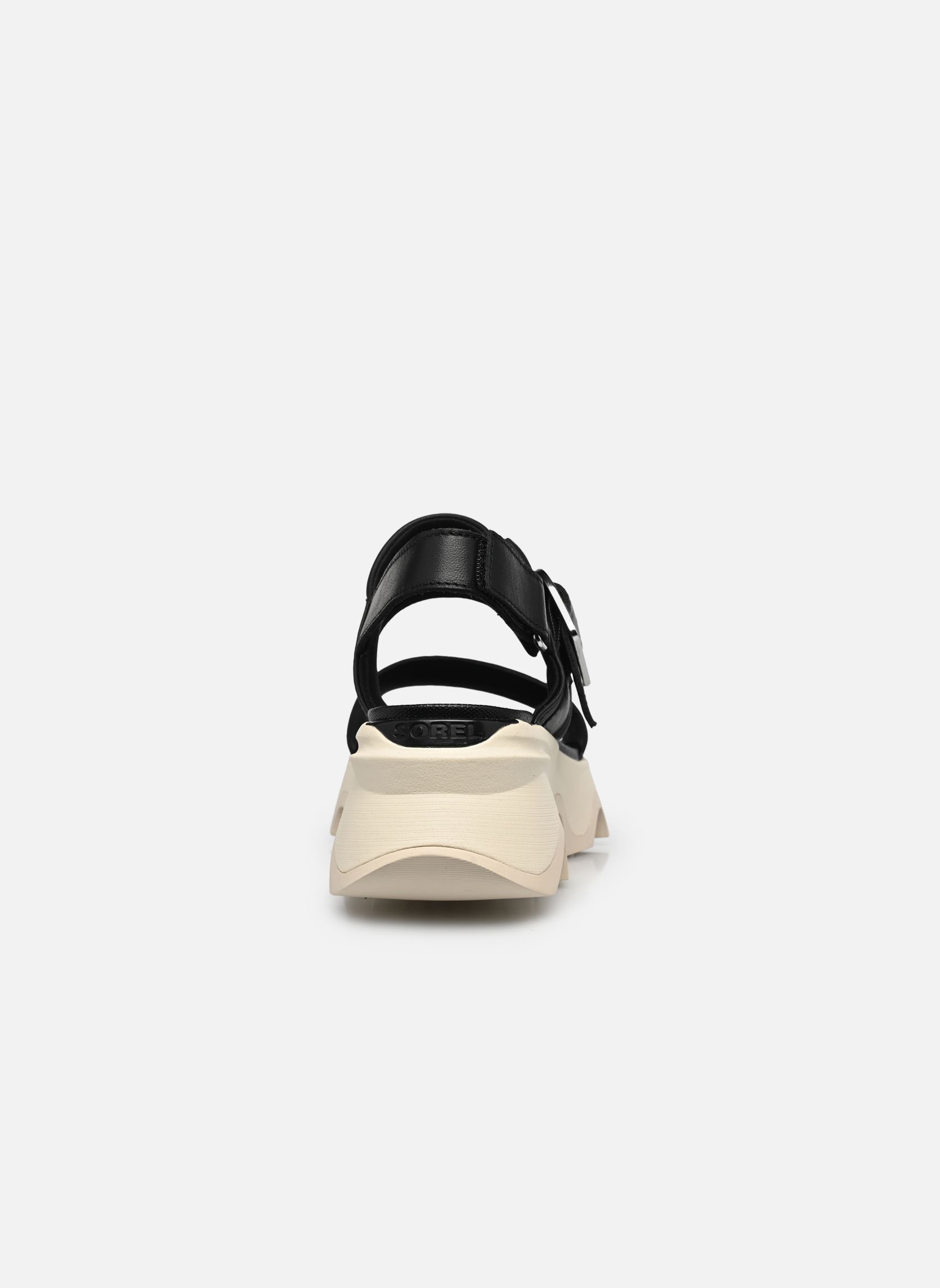 Sandales compensées et plateformes KINETIC IMPACT WEDGE femme noir Sorel Sandales compensées et plateformes KINETIC IMPACT WEDGE femme noir Black, Chalk