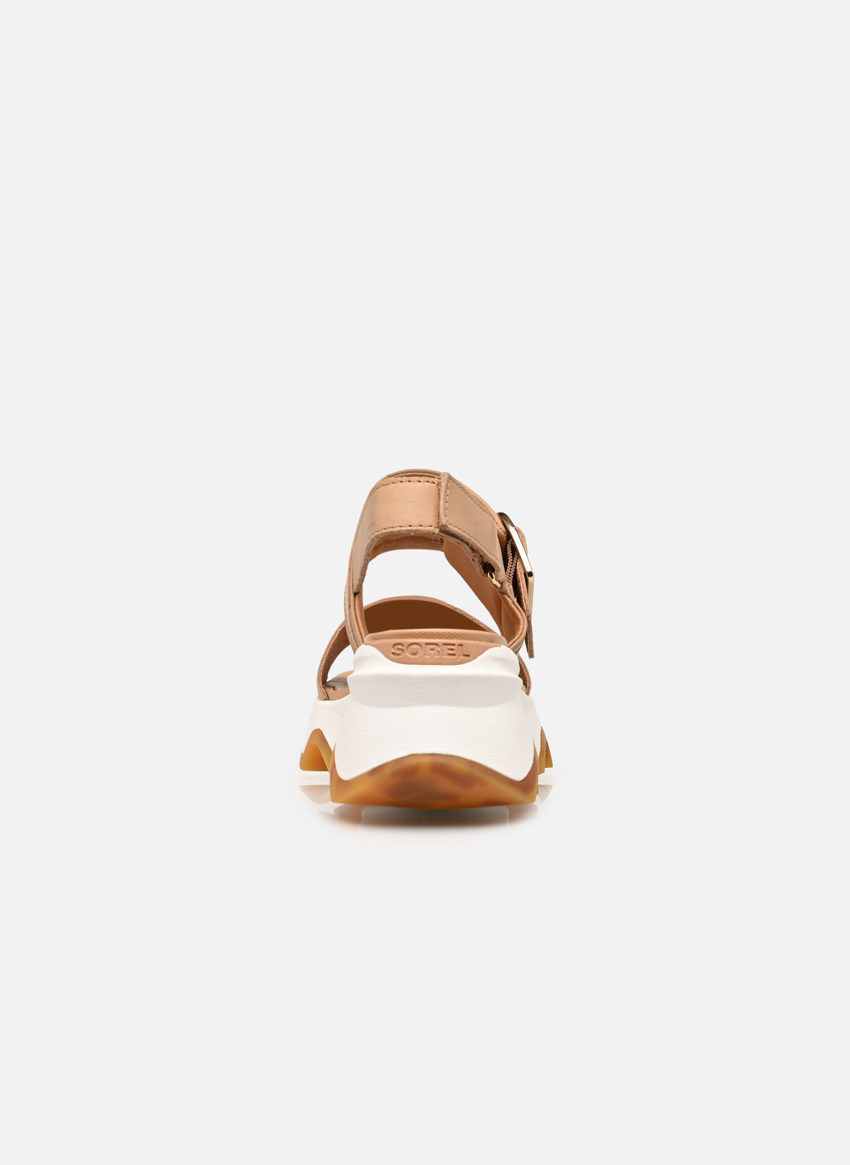 Sandales compensées et plateformes KINETIC IMPACT WEDGE femme beige Sorel Sandales compensées et plateformes KINETIC IMPACT WEDGE femme beige Honest Beige, Sea Salt