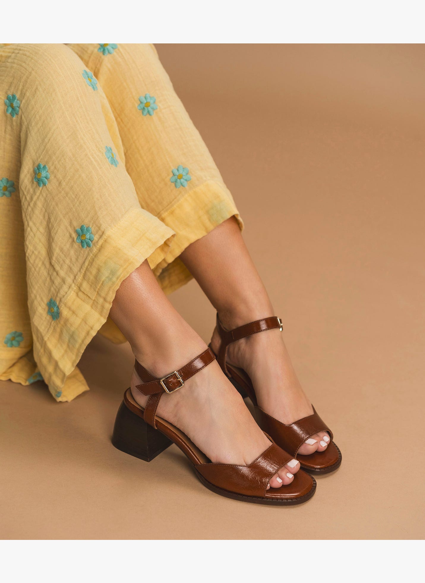 Sandales HANSEL femme marron Bocage Sandales HANSEL femme marron Camel