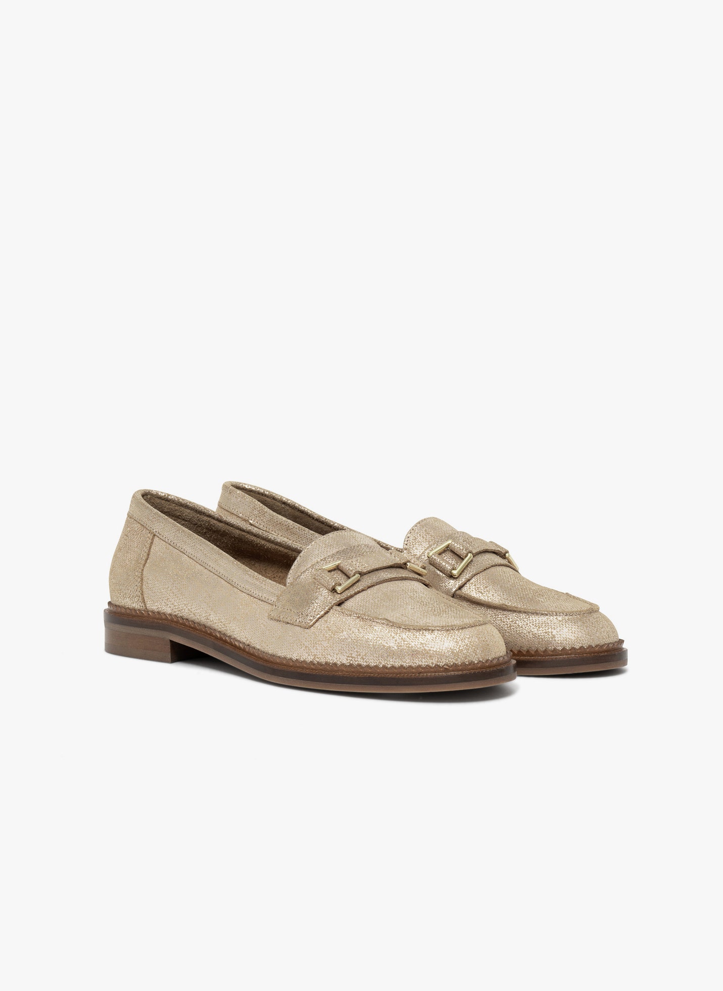 Mocassins or et bronze Bocage Mocassins or et bronze Or