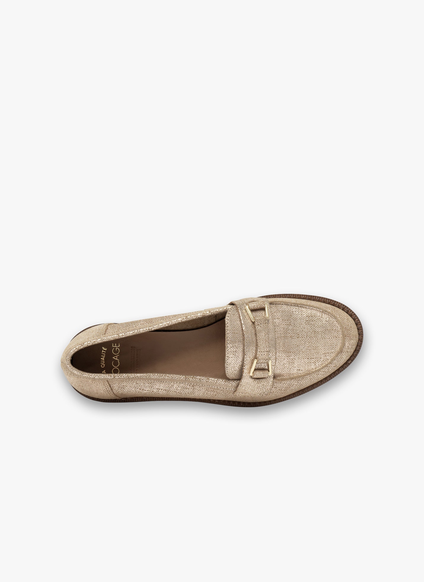 Mocassins or et bronze Bocage Mocassins or et bronze Or