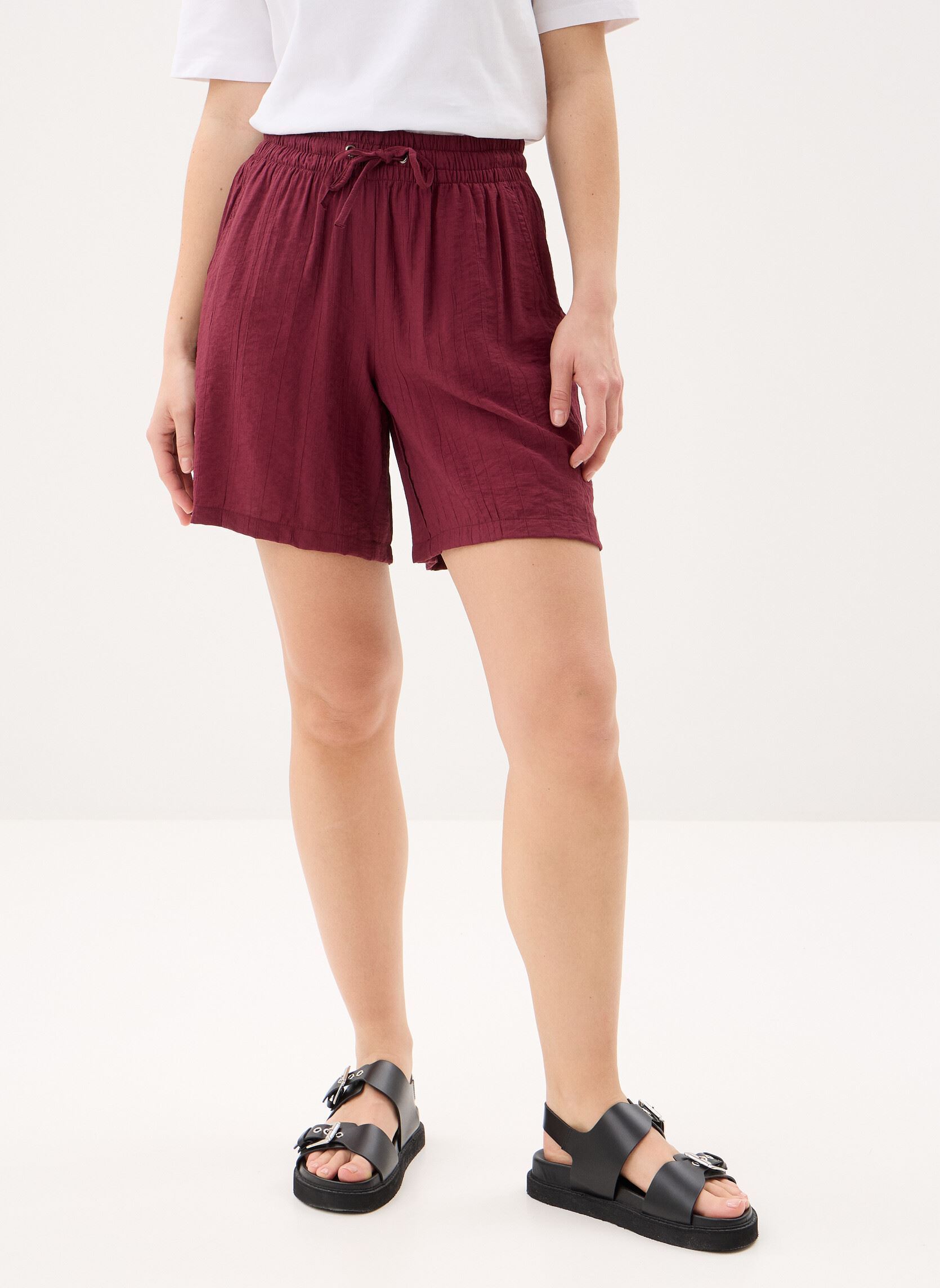Shorts SHORT- FUIDE femme marron MADE BY Shorts SHORT- FUIDE femme marron Chocolate truffle