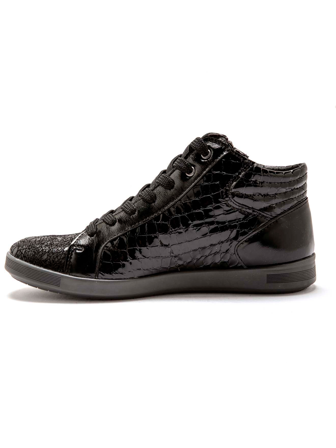 Baskets basses BASKETS femme noir Pediconfort Baskets basses BASKETS femme noir Noir verni