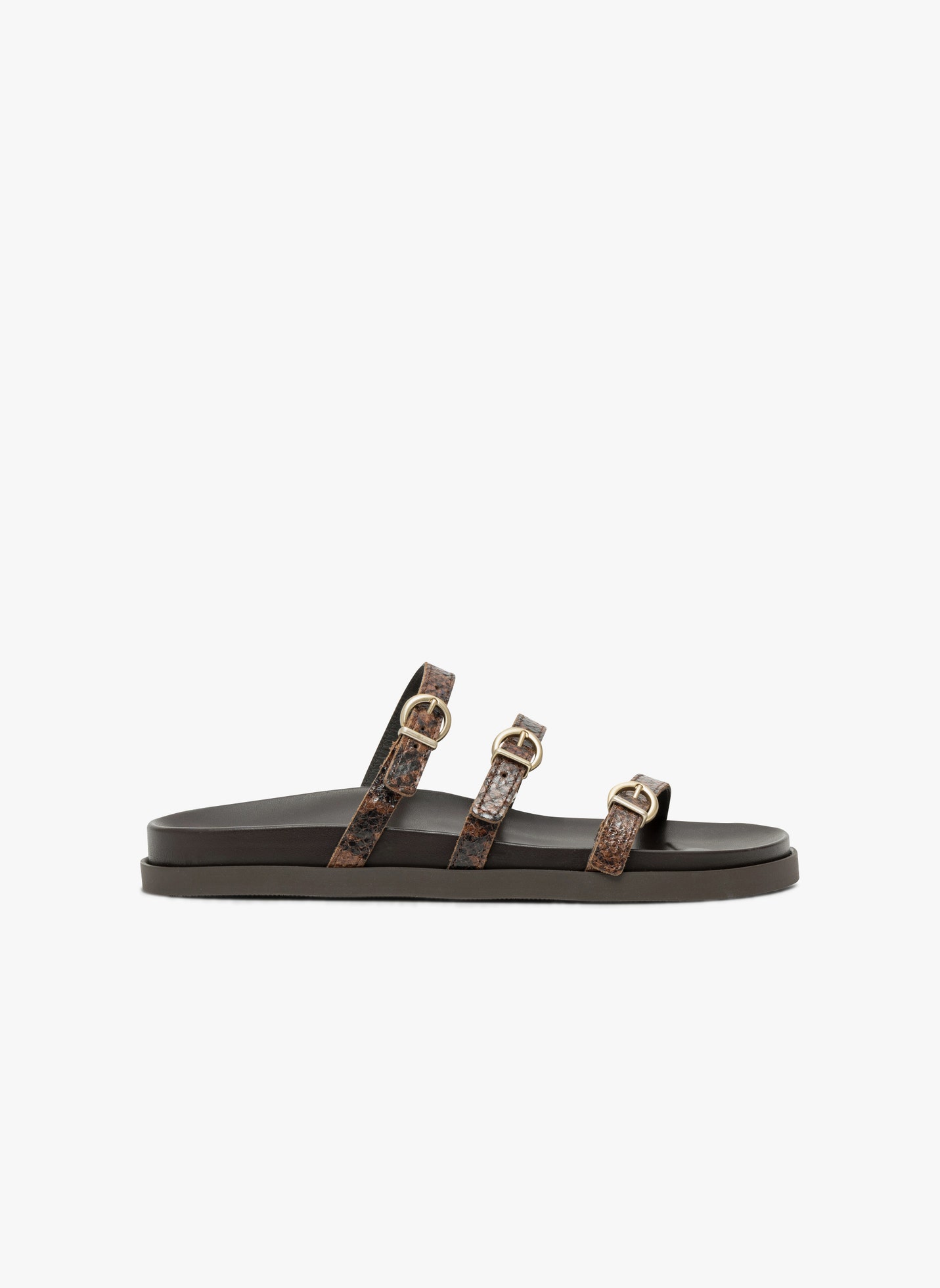 ONCAI Mules Femme Boucle Bout Ouvert Cuir Été Plates Liège - Sandales Rouge Taille 40