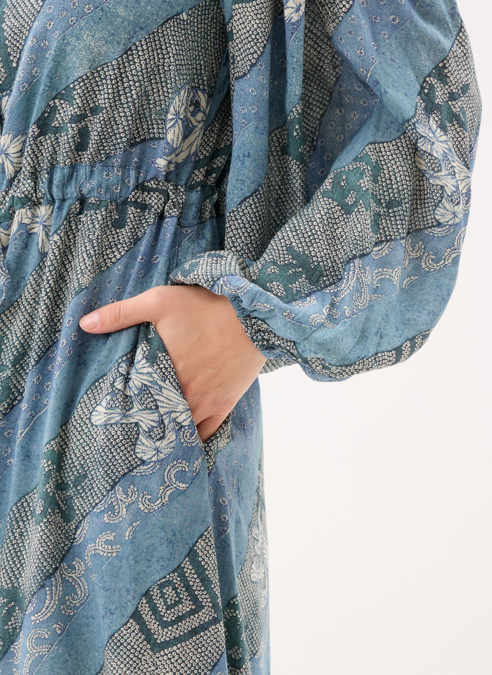 Jurken Noor dames blauw Maison Hotel Jurken Noor dames blauw Indigo Bloom