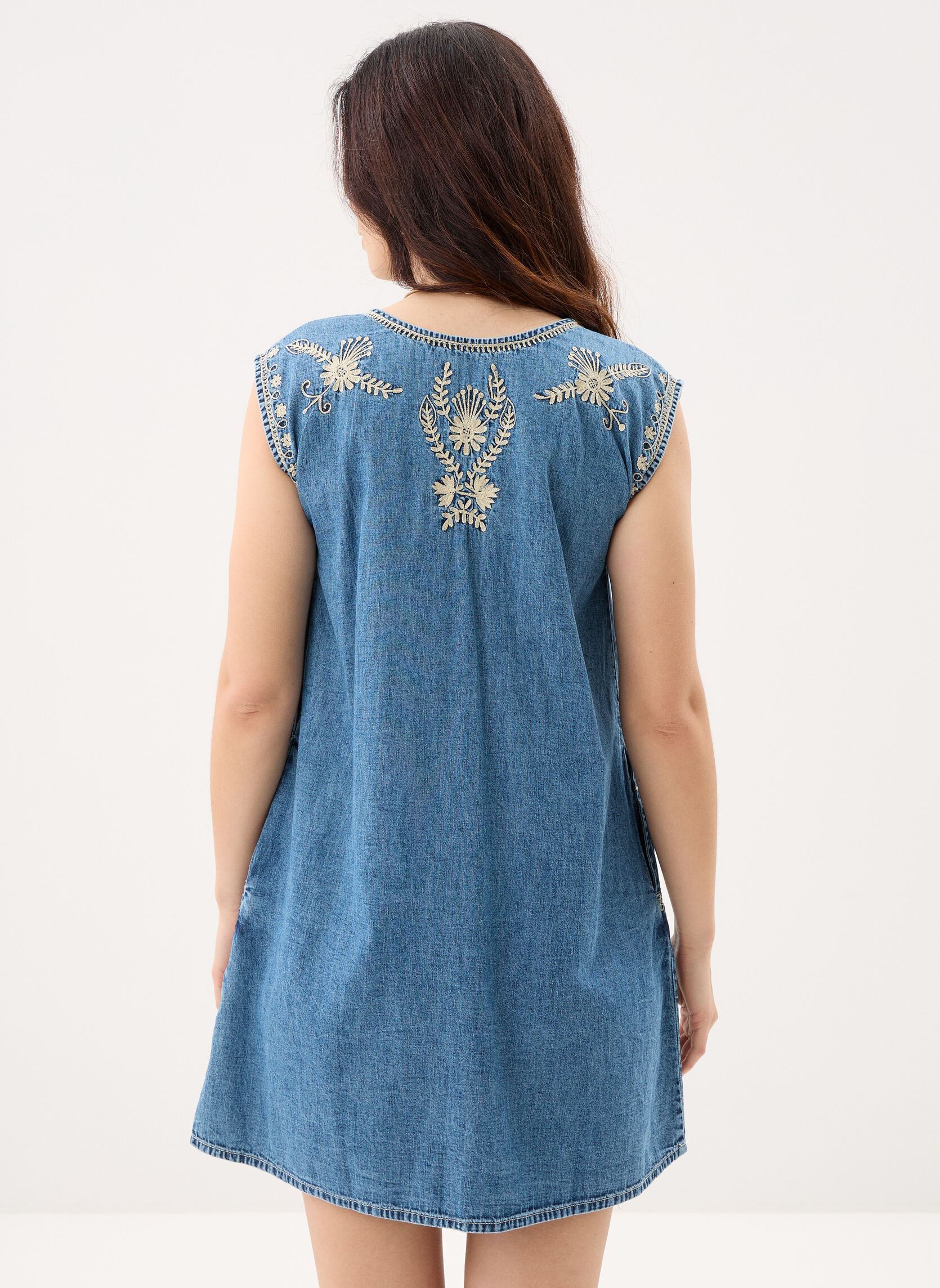 Kleider Sylvie damen blau Maison Hotel Kleider Sylvie damen blau Blue haze