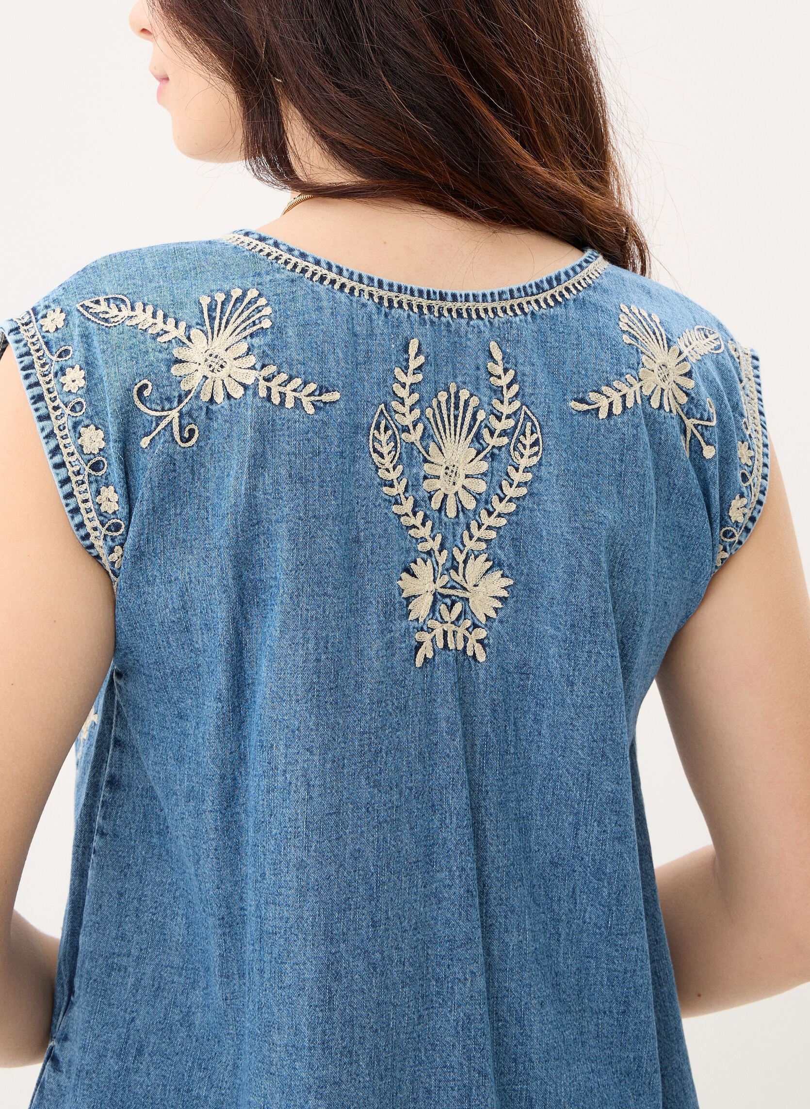 Kleider Sylvie damen blau Maison Hotel Kleider Sylvie damen blau Blue haze