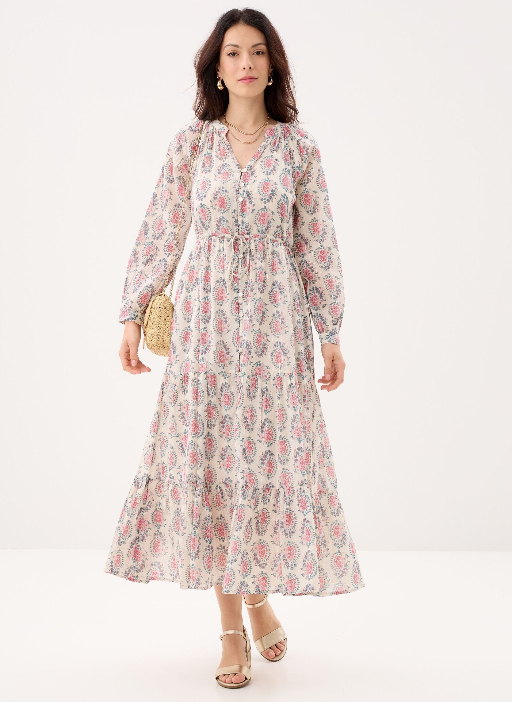 Robes longues Anne femme blanc Maison Hotel Robes longues Anne femme blanc DUSTY