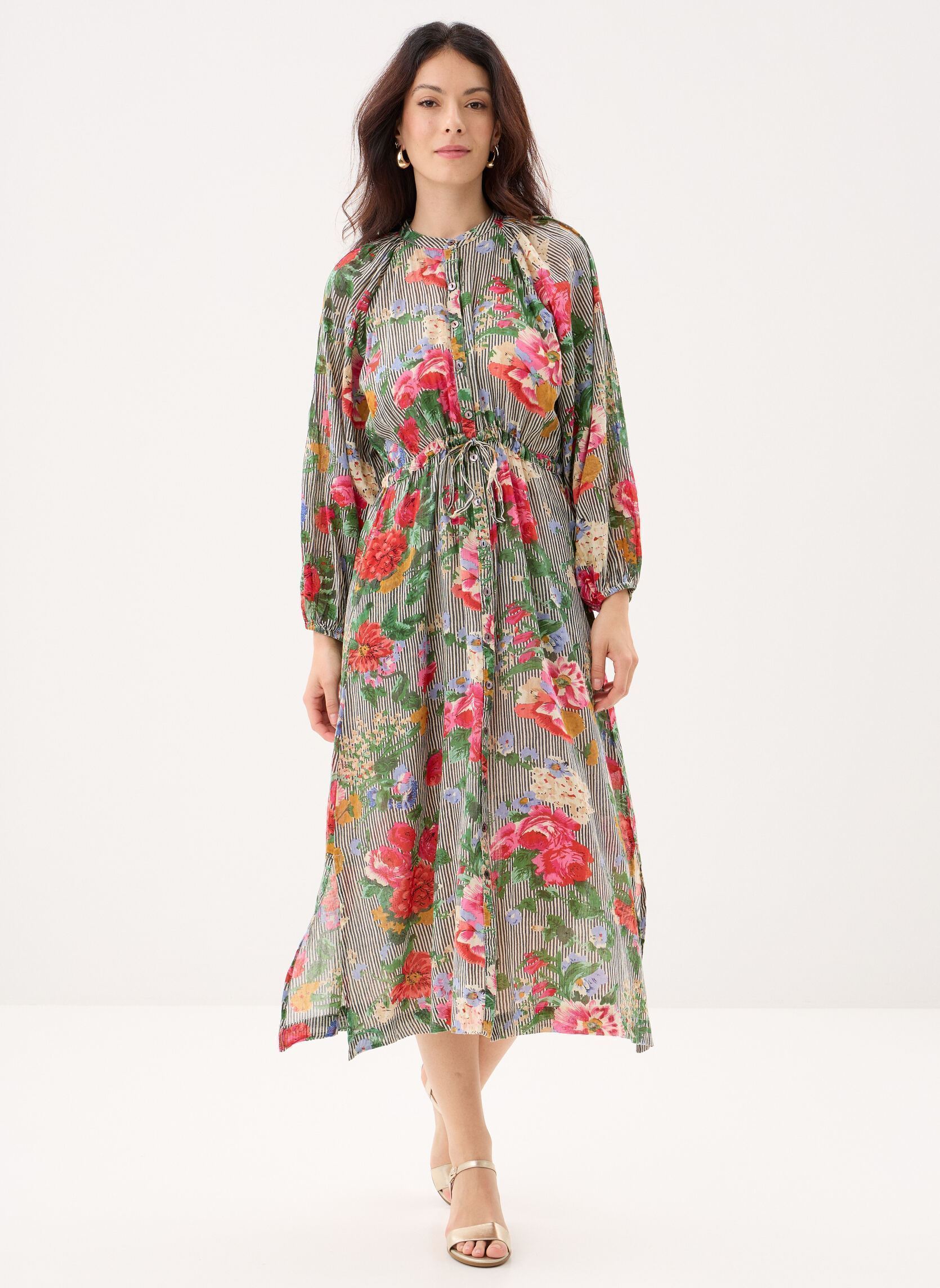 Robes longues Vicky femme multicolore Maison Hotel Robes longues Vicky femme multicolore Noir