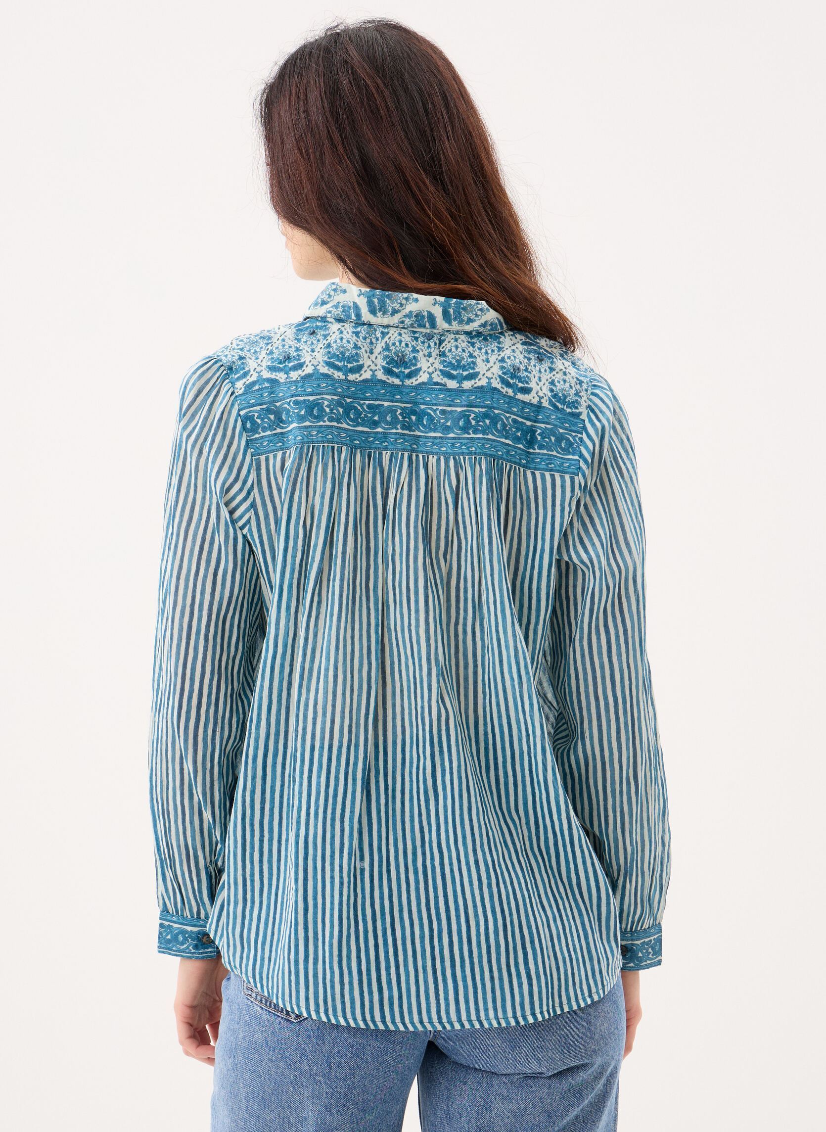 Hemden Maria dames blauw Maison Hotel Hemden Maria dames blauw BLUE INK