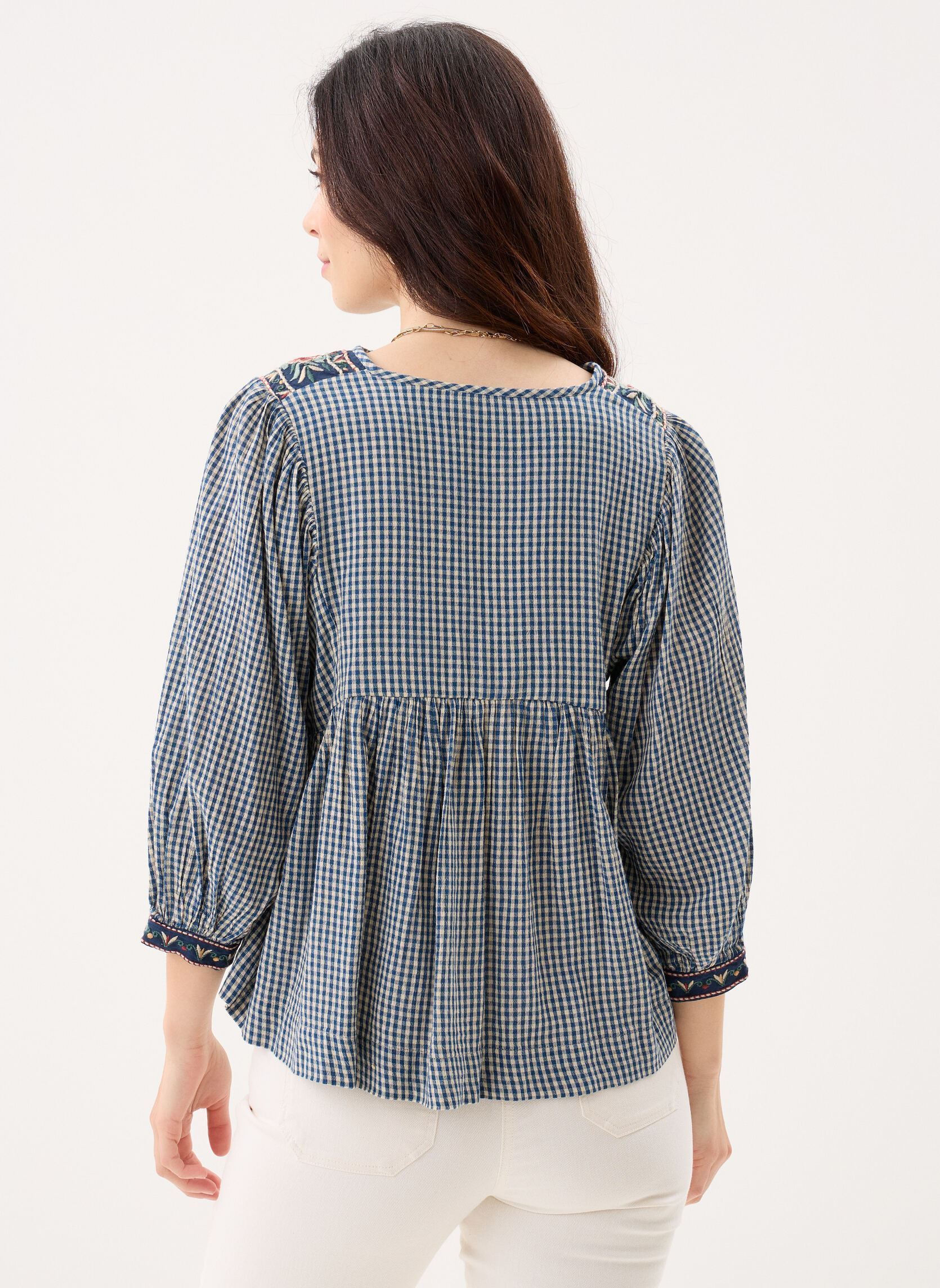Blusen April damen blau Maison Hotel Blusen April damen blau Bleu Picnic