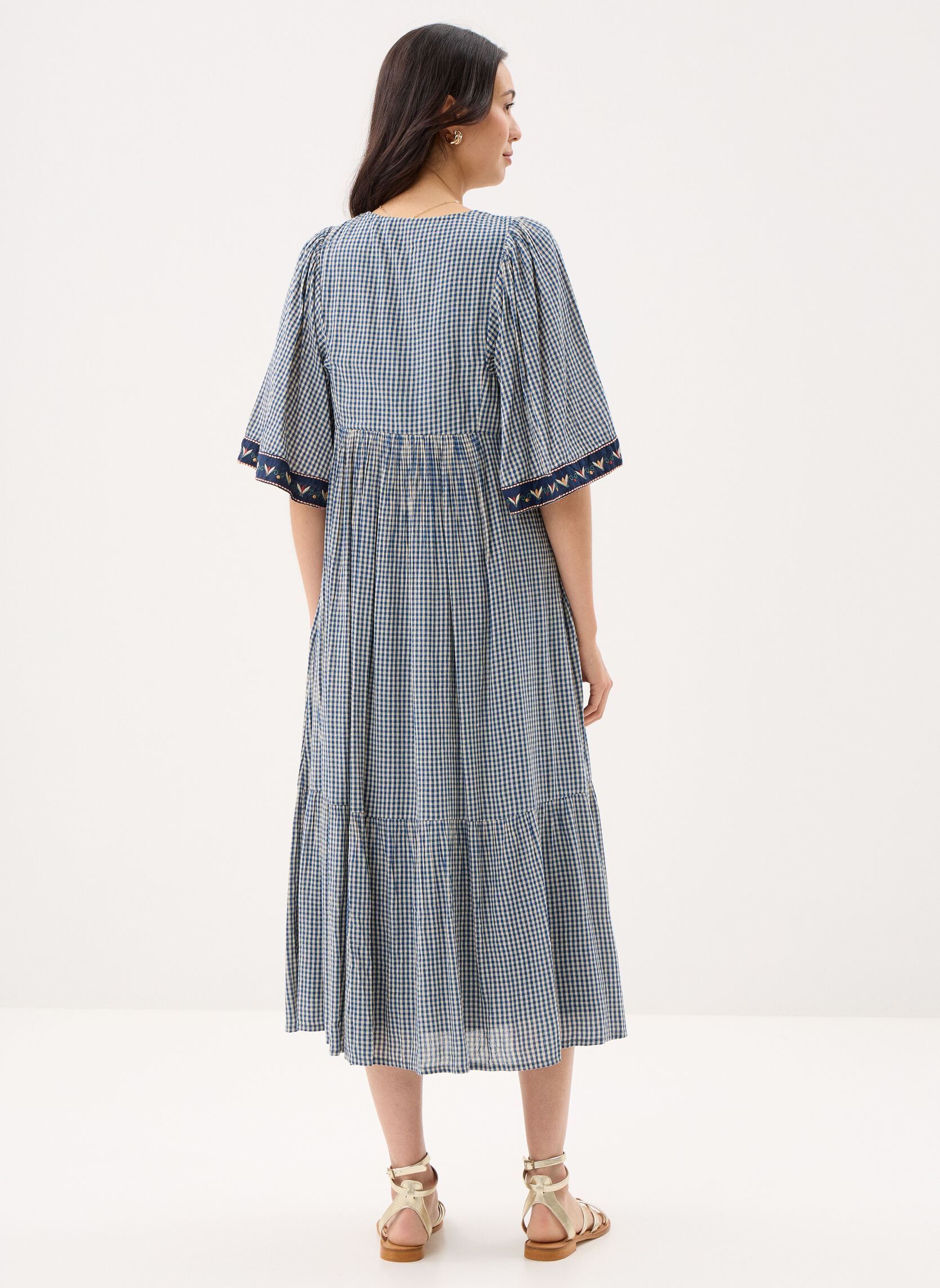 Robes longues Augusta femme bleu Maison Hotel Robes longues Augusta femme bleu Bleu Picnic
