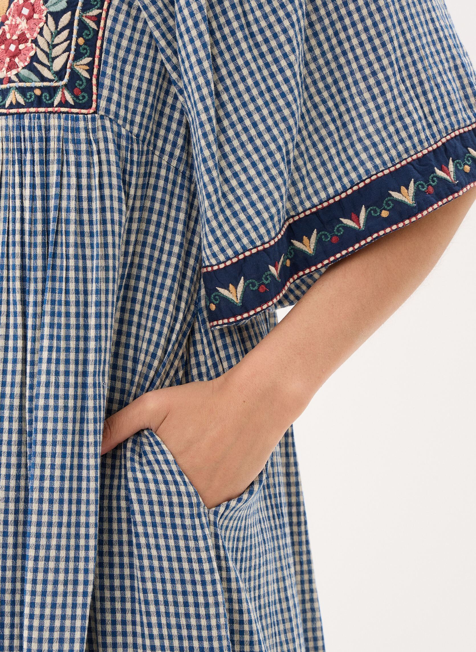 Robes longues Augusta femme bleu Maison Hotel Robes longues Augusta femme bleu Bleu Picnic