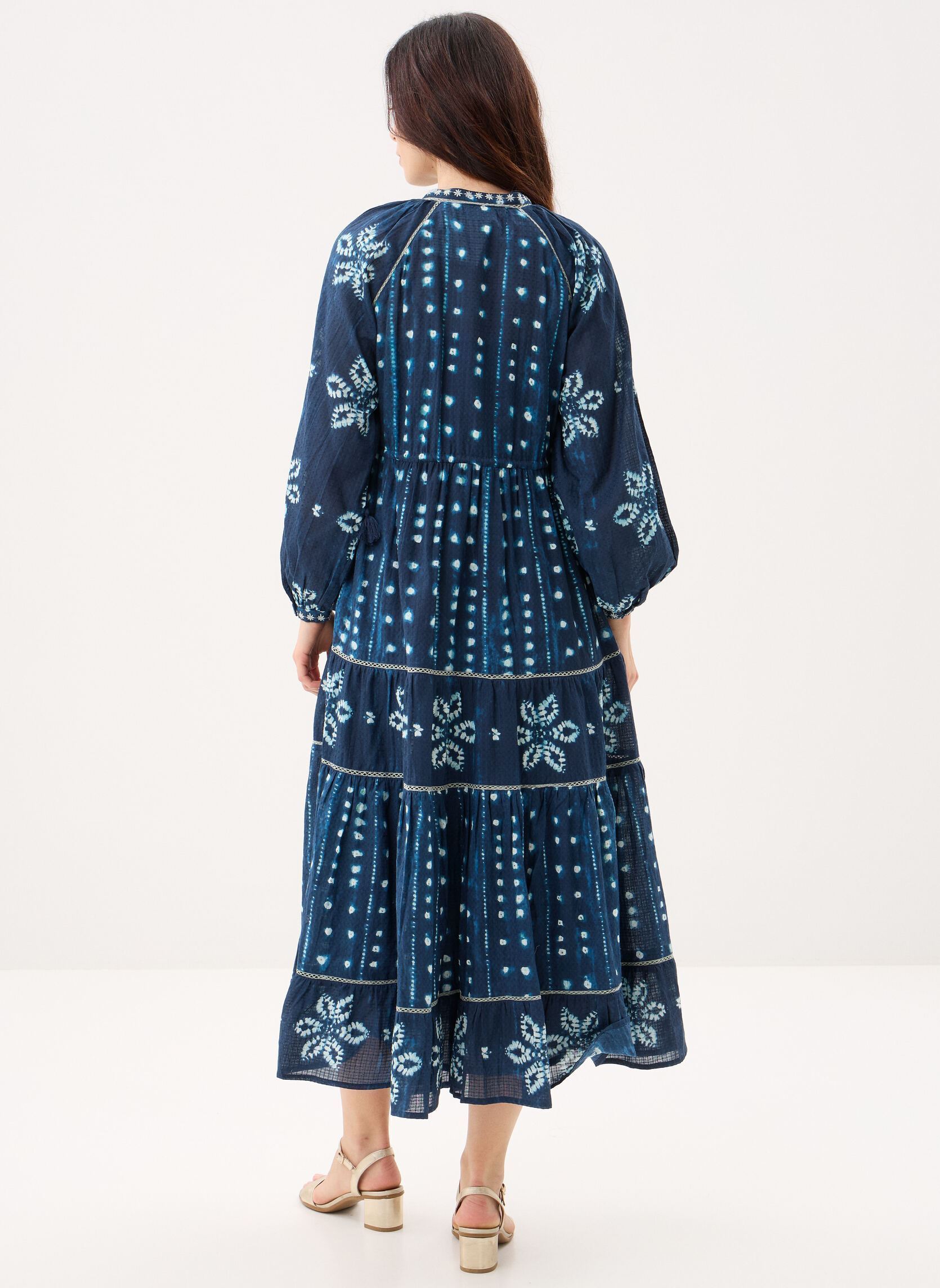 Lange Kleider Kumo damen blau Maison Hotel Lange Kleider Kumo damen blau Ocean Ink