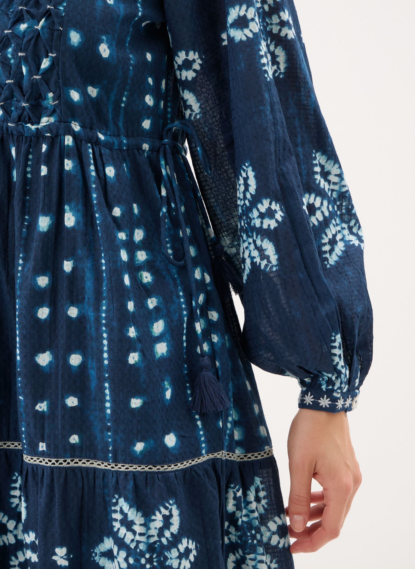 Lange Kleider Kumo damen blau Maison Hotel Lange Kleider Kumo damen blau Ocean Ink