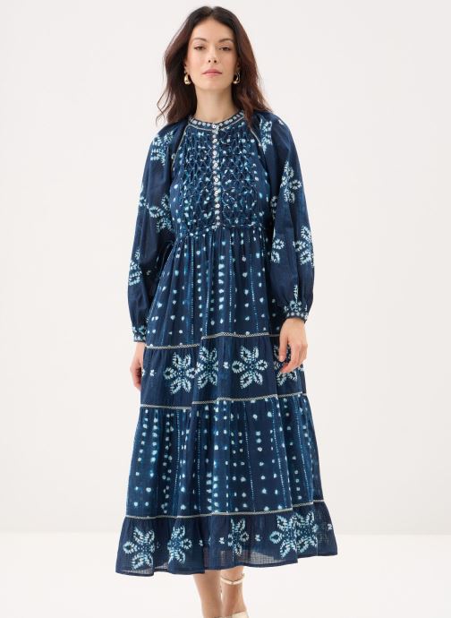 Maison Hotel Lange Kleider Kumo damen blau