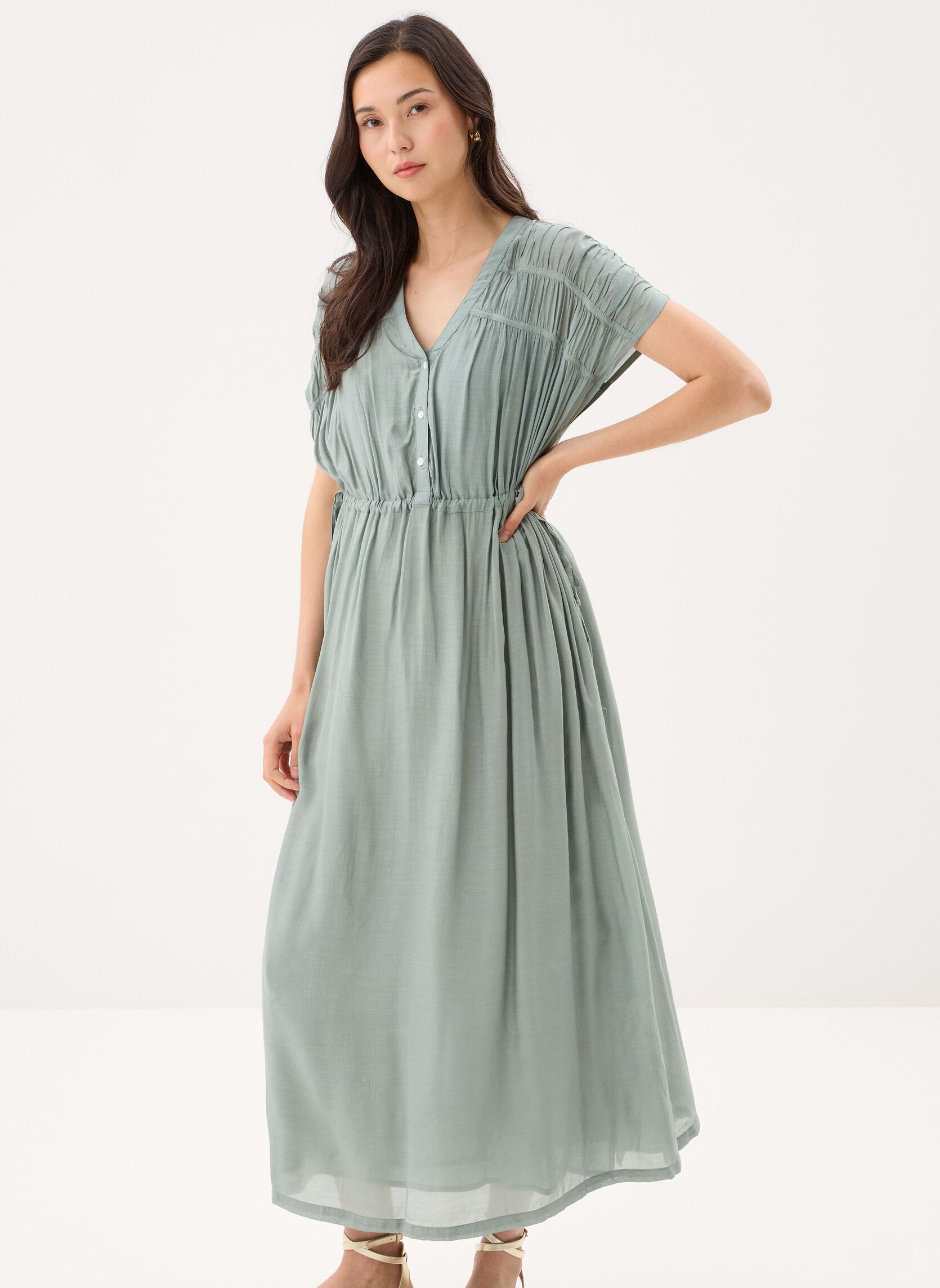 Lange Kleider Agnes damen blau Maison Hotel Lange Kleider Agnes damen blau Moss