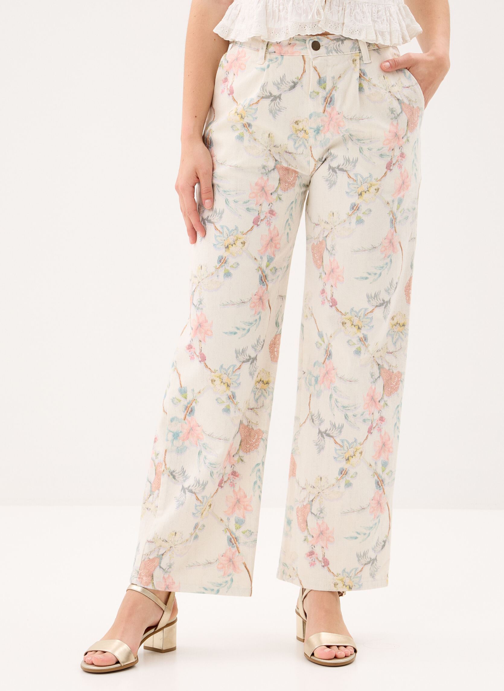 Pantalons larges Lirio femme multicolore Maison Hotel Pantalons larges Lirio femme multicolore Dusty Pink