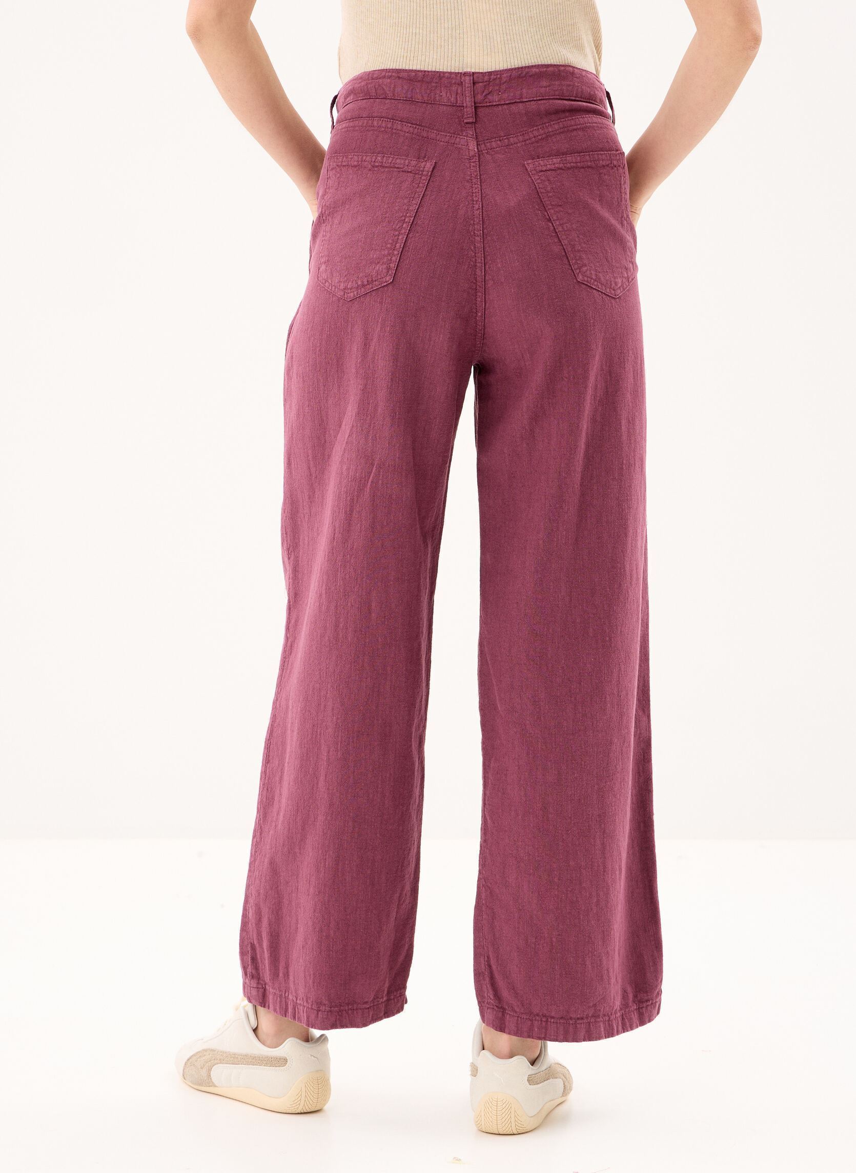 Pantalons larges Marina femme bordeaux Maison Hotel Pantalons larges Marina femme bordeaux Bordeaux