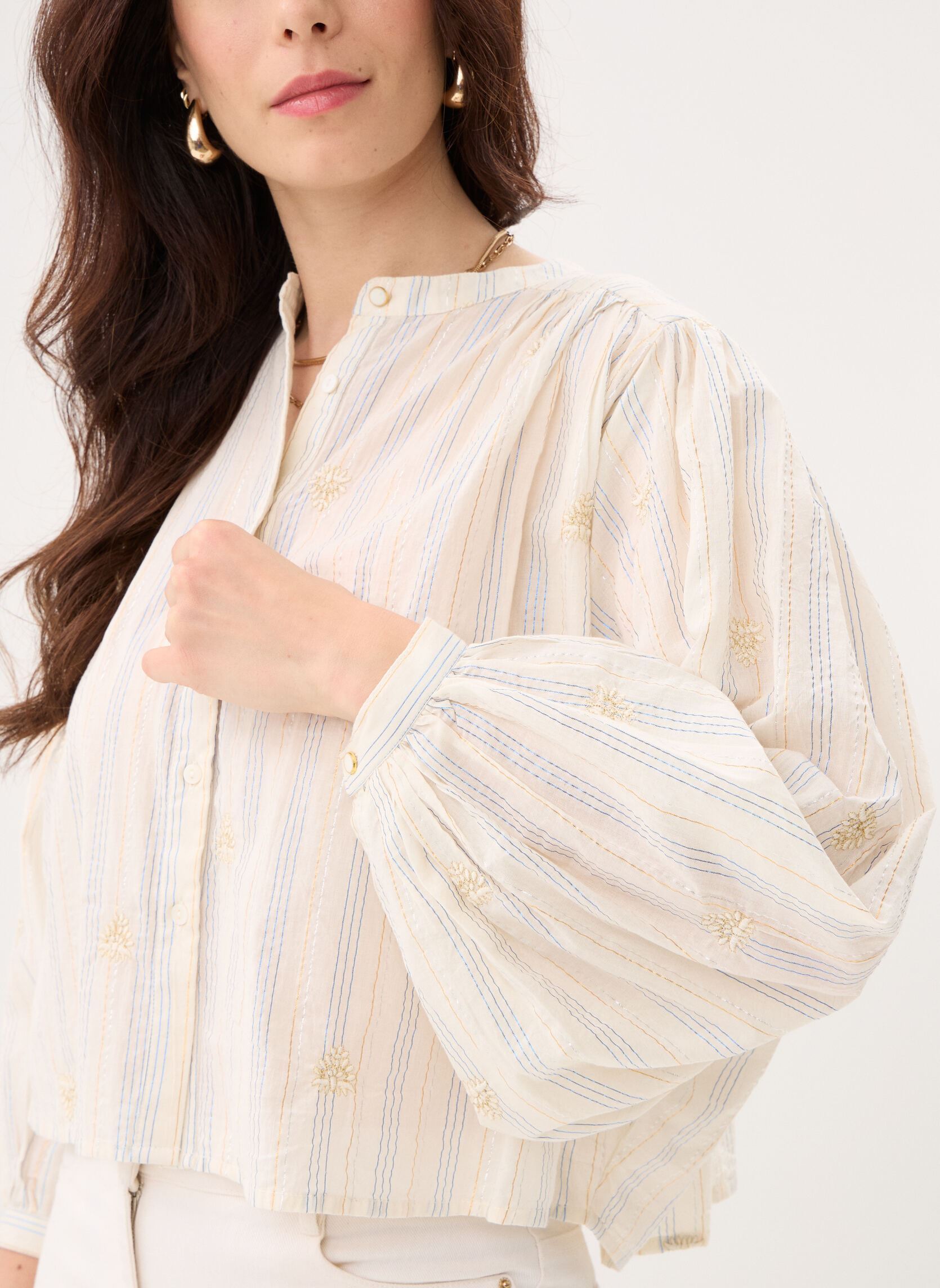 Camicette Caroline Chemise donna bianco Maison Hotel Camicette Caroline Chemise donna bianco Off white