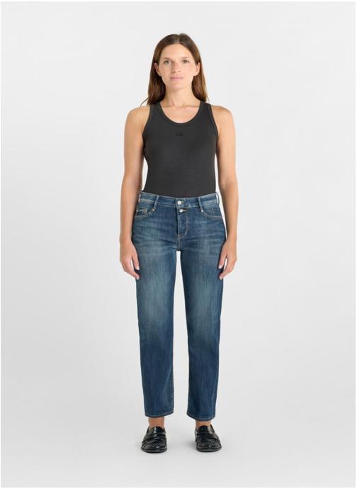 Le temps des cerises Jeans droit Jeans droite 400/18 Blue femme bleu