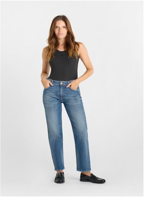 Le temps des cerises Jeans droit Jeans droite 400/18 Blue femme bleu