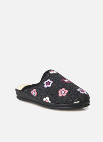 Chaussons PANTOUFLES femme gris Pediconfort Chaussons PANTOUFLES femme gris Gris foncé