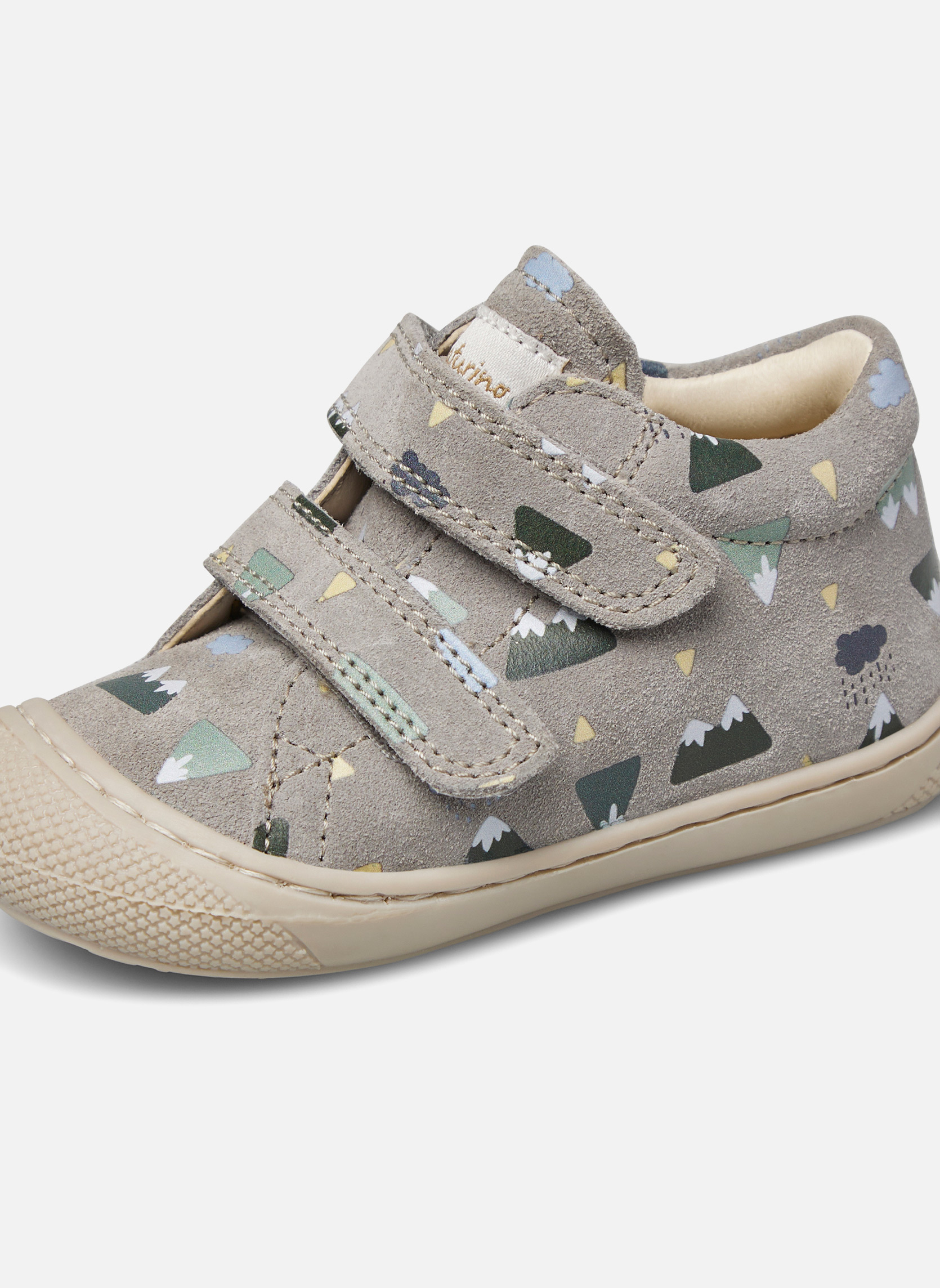 NATURINO Garçon Cocoon VL - Chausson Premier Pas Cuir Pour Nourrisson Avec Scratch