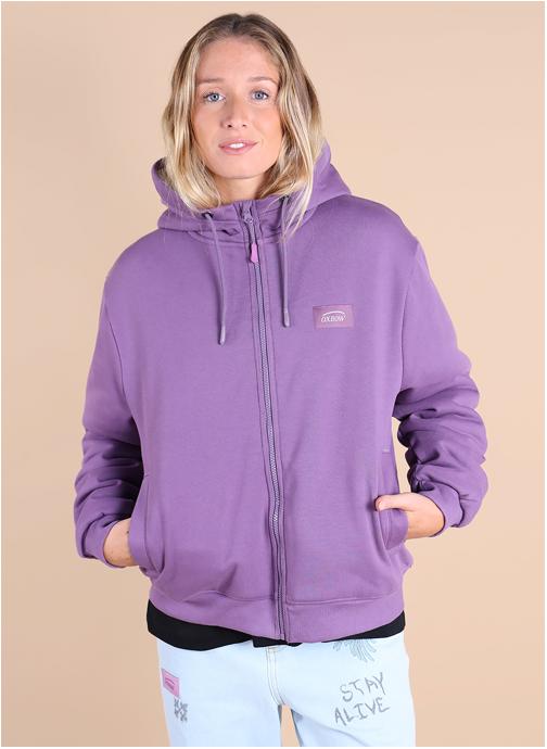 Pull col Roulé Kebello - Violet - Femme - 24.99