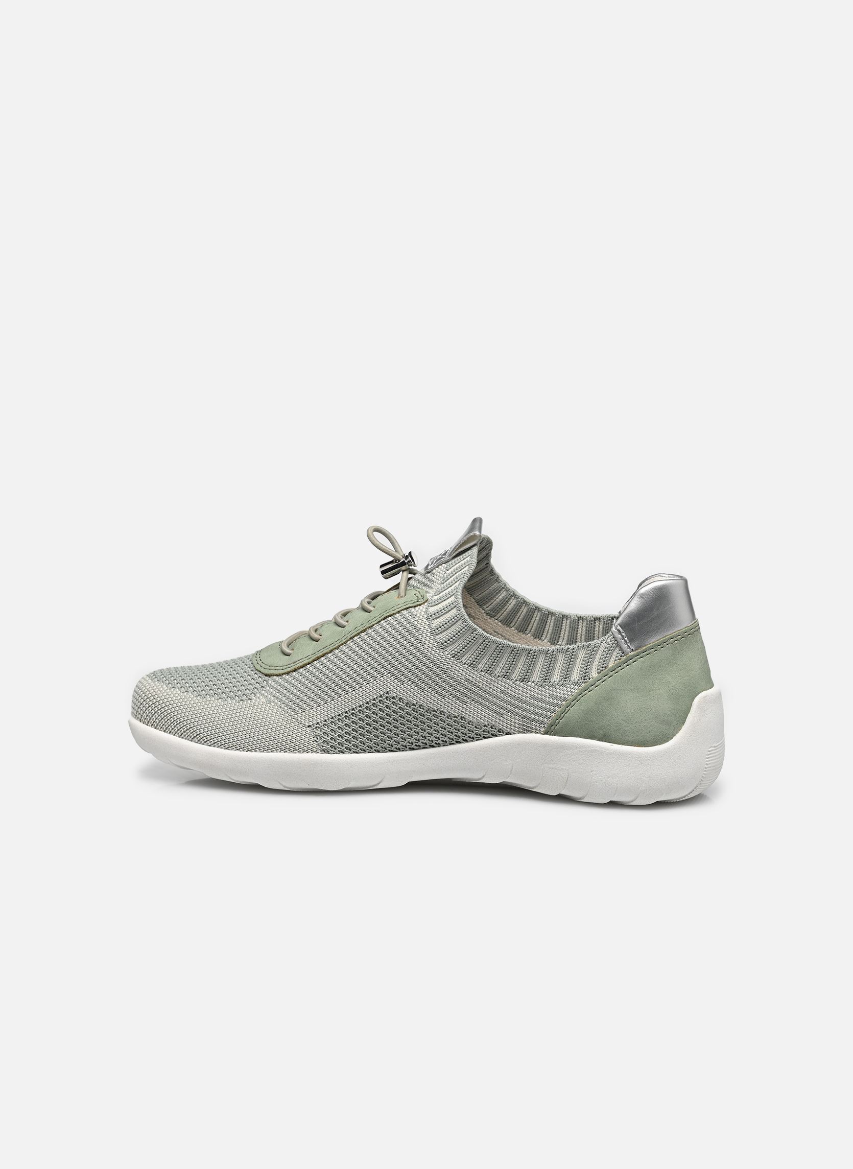 Sneakers R3518 dames groen Remonte Sneakers R3518 dames groen MINT-VANILLA/PEPPERMINT/SILVER