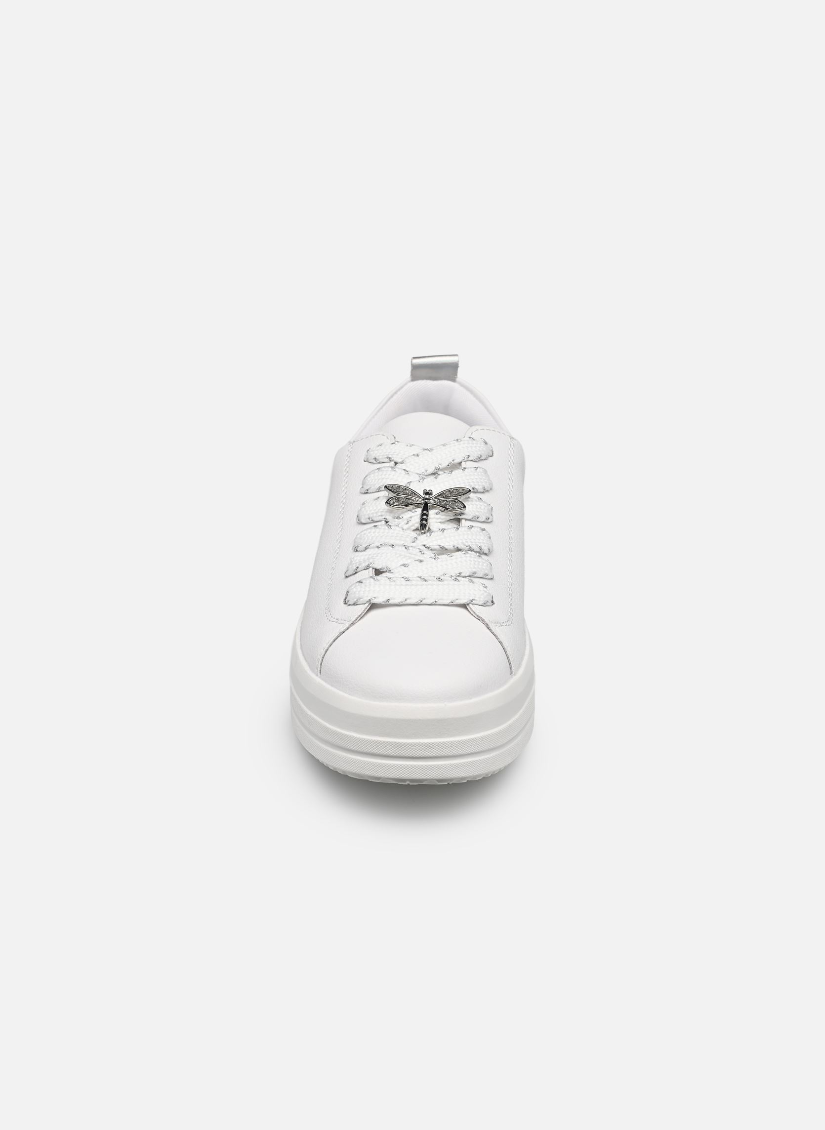 Sleehak sneakers D1C03 dames wit Remonte Sleehak sneakers D1C03 dames wit WEISS/PERLMUTT