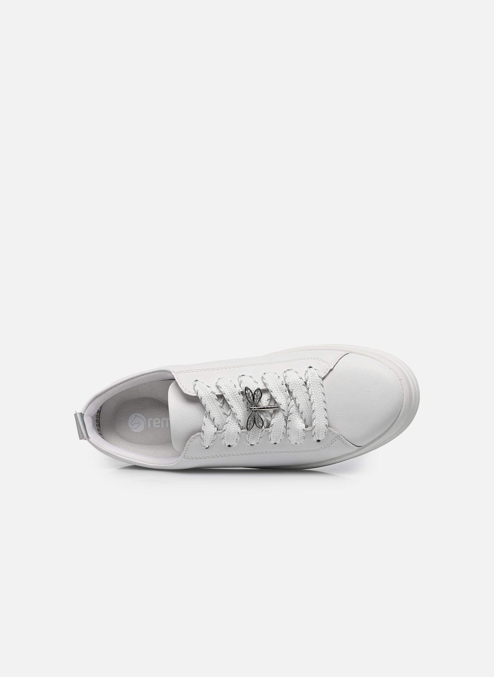 Sleehak sneakers D1C03 dames wit Remonte Sleehak sneakers D1C03 dames wit WEISS/PERLMUTT
