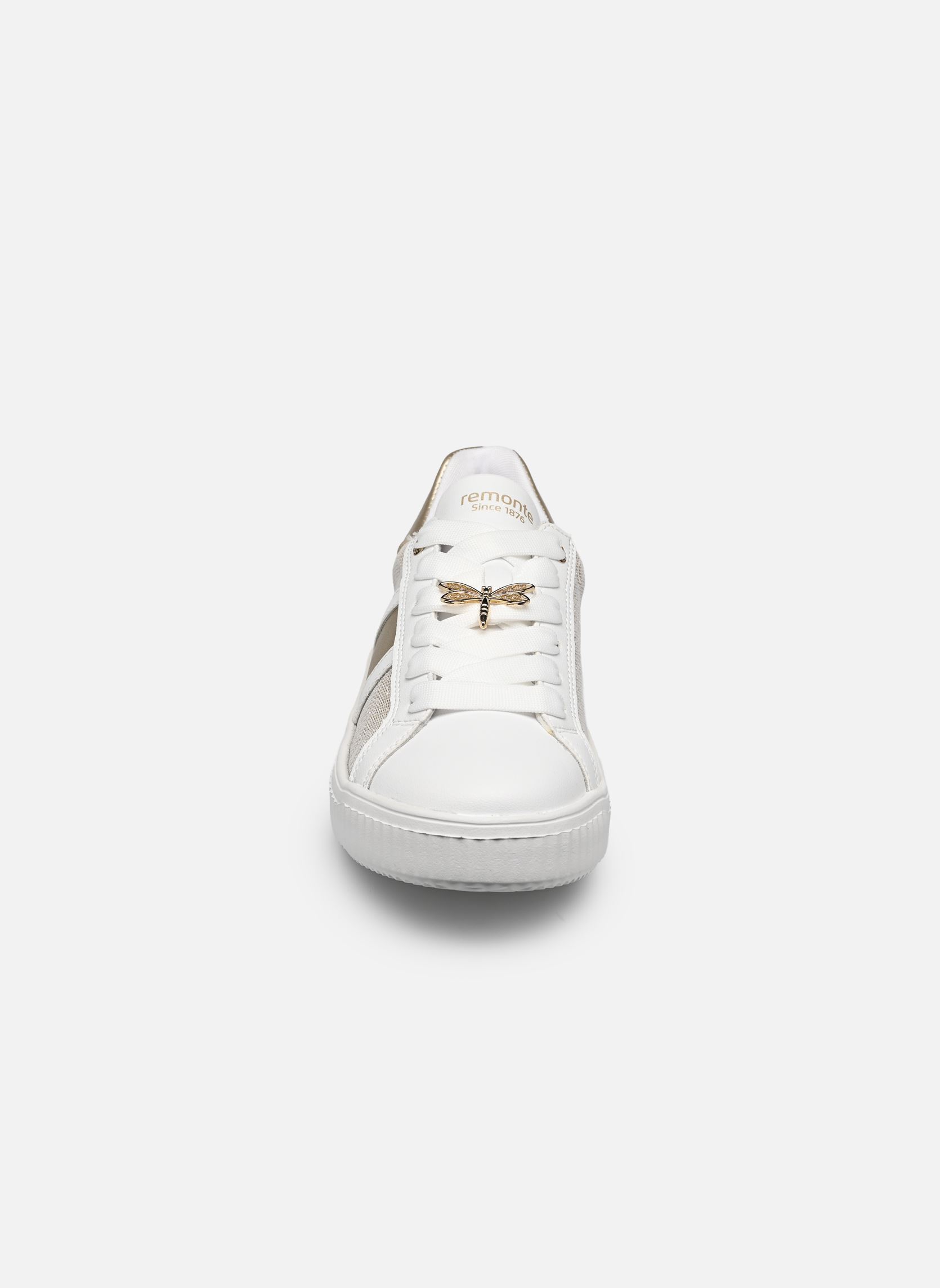Lage sneakers D3E01 dames goud en brons Remonte Lage sneakers D3E01 dames goud en brons WEISS/WEISS-GOLD/PALEGOLD